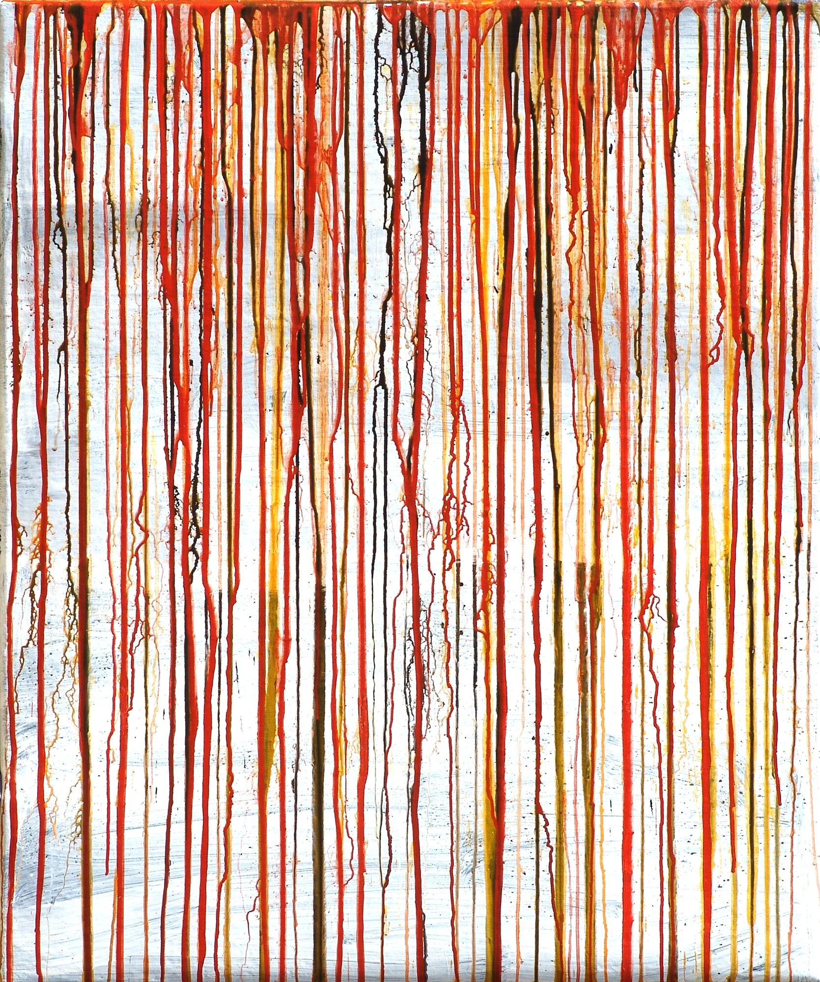  The Earth on the Back of the Giant Turtle  — acrylic on canvas, 48 x 36 inches, 2008