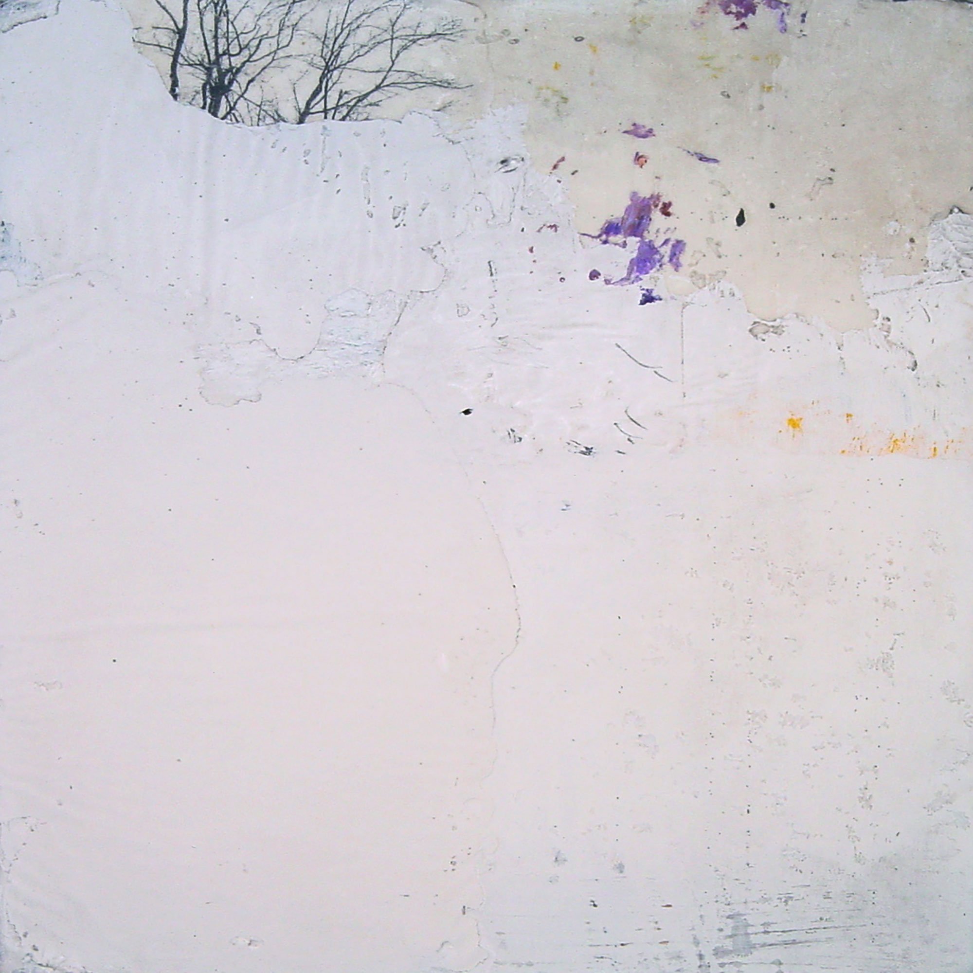  Great Sea Creatures & The Earth on the Back of the Giant Turtle  — acrylic, graphite, pigment transfer on canvas, 10 x 10 inches, 2007