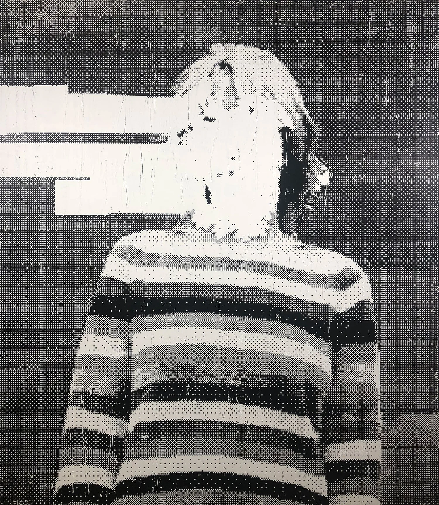  Leona  — acrylic on canvas, 60 x 52 inches, 2018