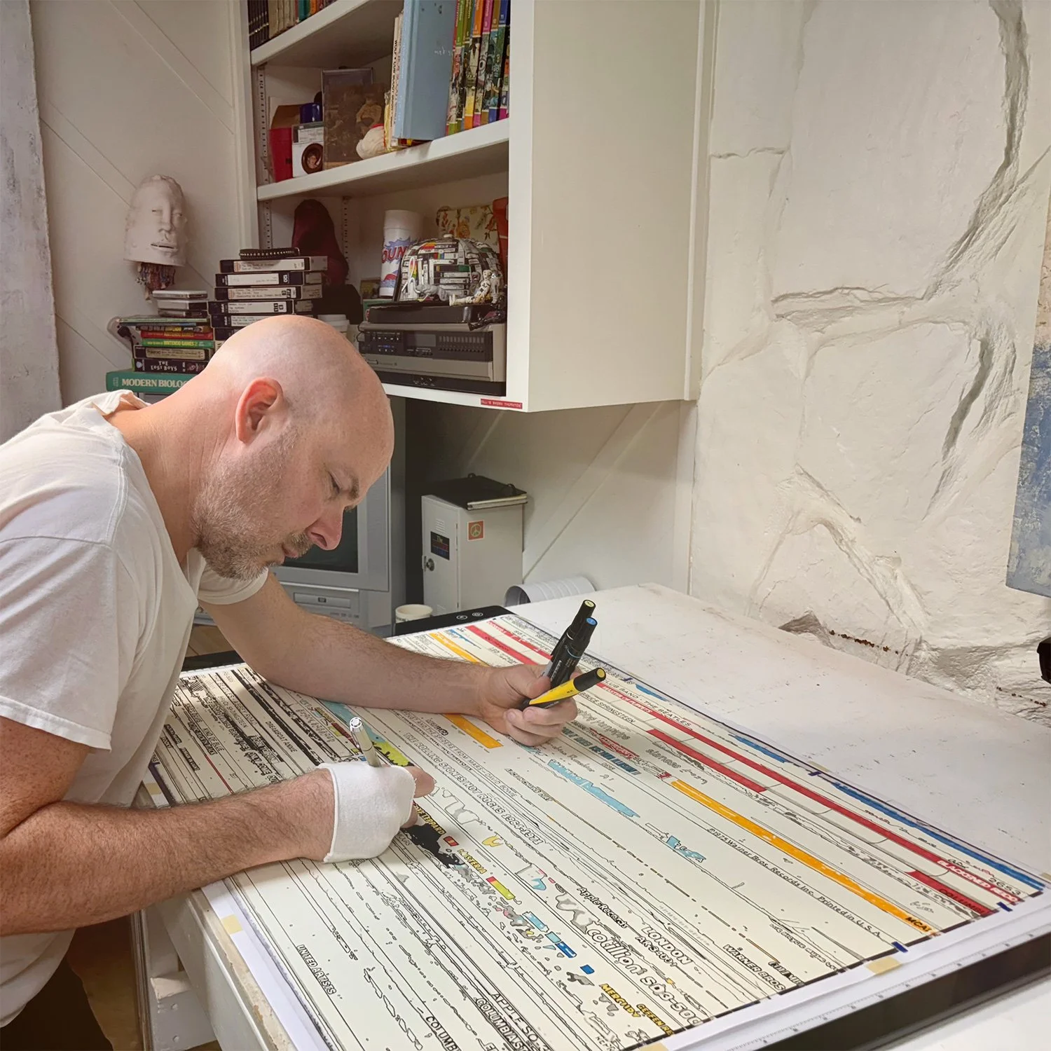 June 2025 - Marker Drawing in Progress