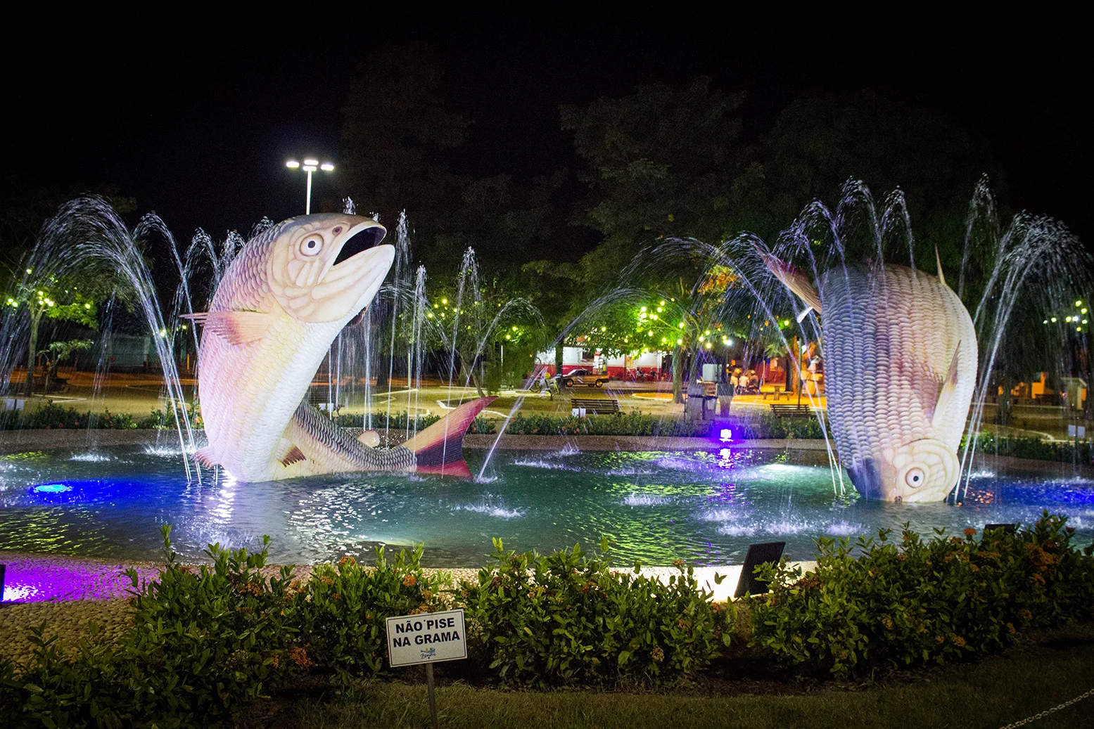 Plaza de la Libertad en el centro de Bonito