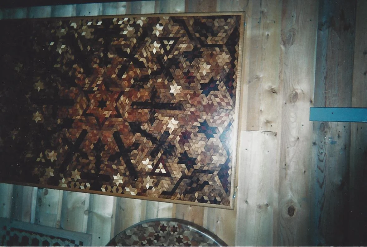 Mosaic Table made by Ed Lantzer