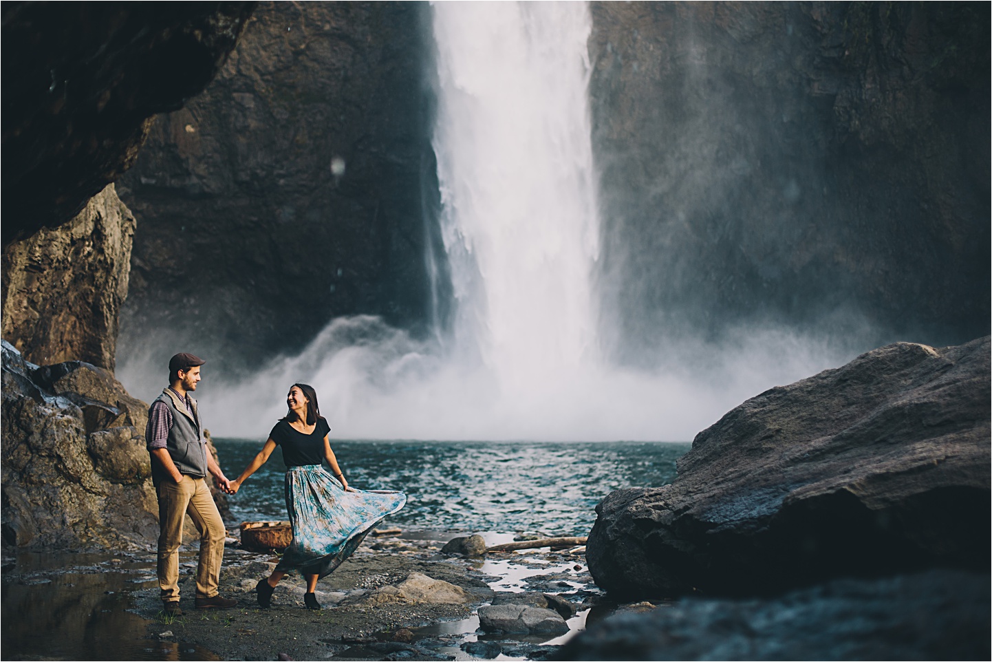 Casey & Dana // Snoqualmie Falls Engagement