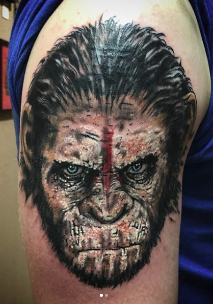 The Vault Tattoo Studio  Caesar X Koba  Planet of the Apes  Facebook