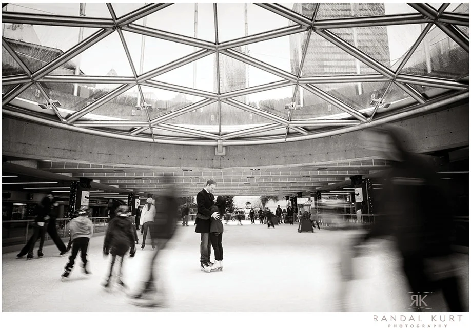 A Skating Engagement Session by Randal Kurt Photography