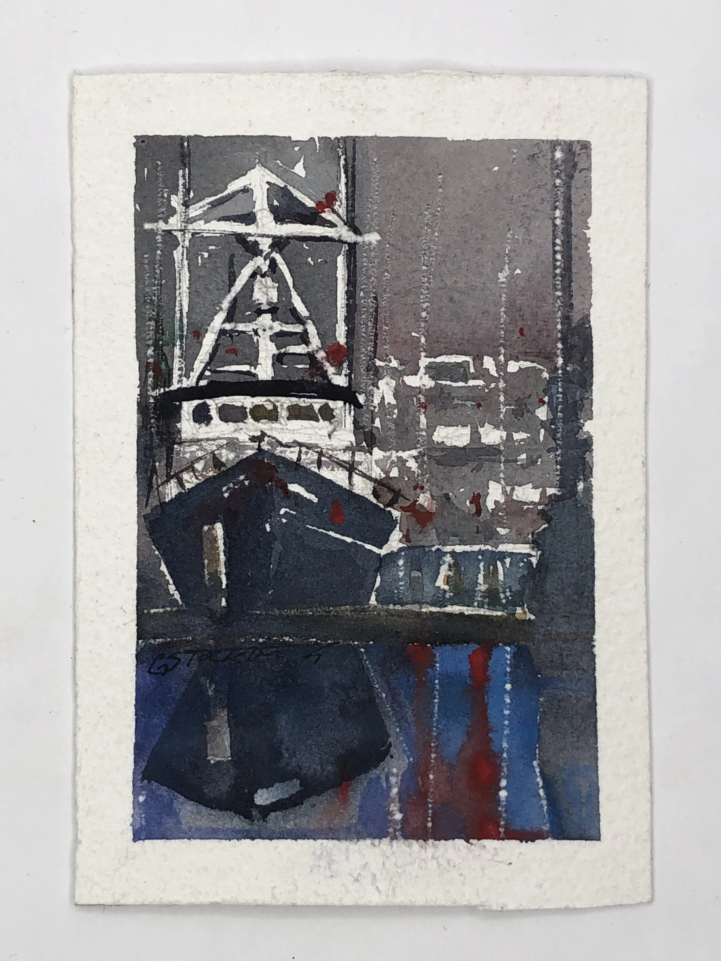 Night Ship #2 Tuna Harbor | Gabriel Stockton 