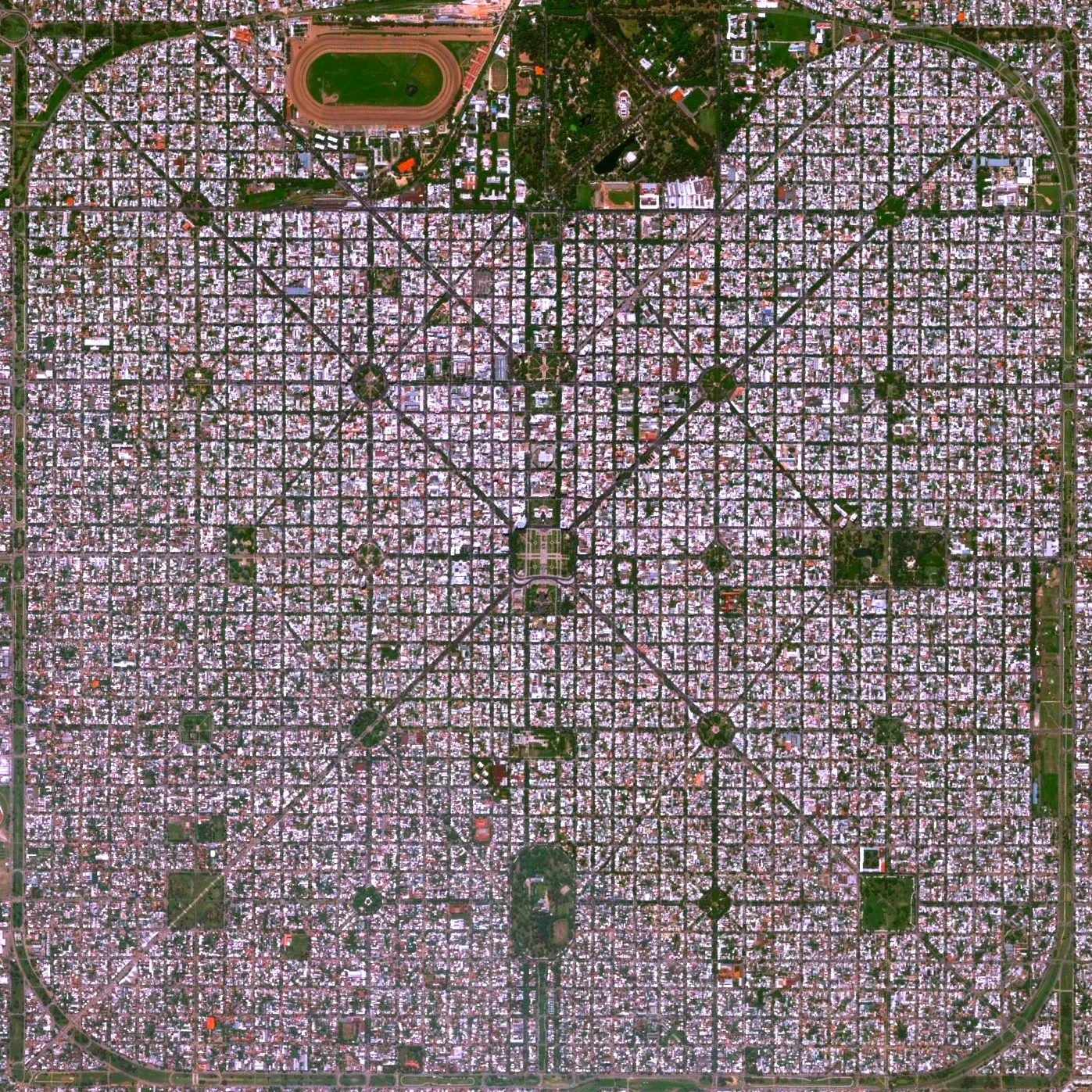5/3/2015 La Plata Buenos, Aires, Argentina 34°55′16″S 57°57′16″W The planned city of La Plata, the capital city of the Province of Buenos Aires, is characterized by its strict grid pattern. At the 1889 World’s Fair in Paris, the new city was awarded two gold medals for the “City of the Future” and “Better performance built.”