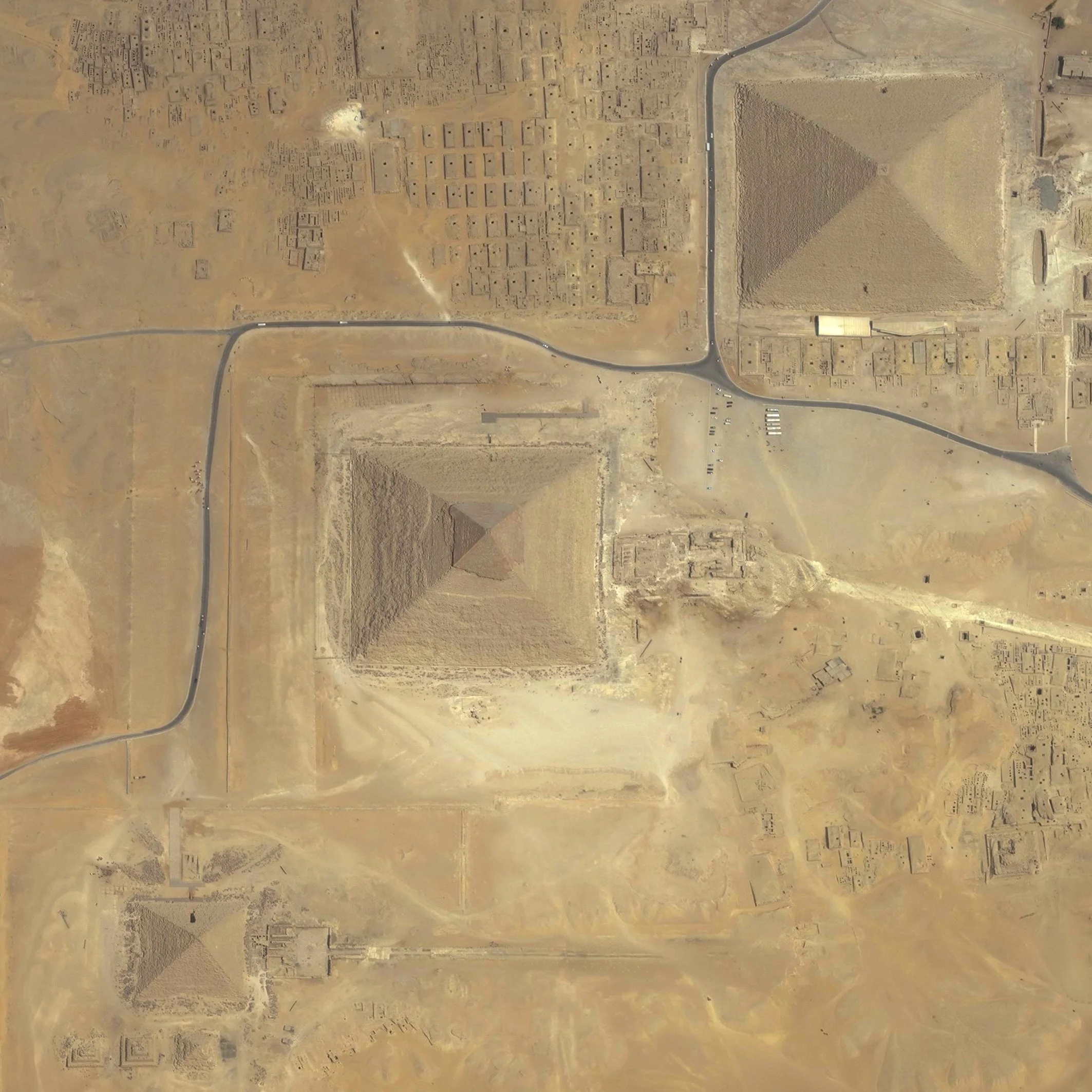 5/6/2015 Pyramids of Giza Giza, Egypt 29°58′34″N 31°7′58″E The Great Pyramids of Giza are located on the outskirts of Cairo, Egypt. Dating back to 2580 BC, the Great Pyramid, the largest structure at the site, is the oldest of the Seven Wonders of the Ancient world and the only one to remain largely intact. With an estimated 2,300,000 stone blocks weighing from 2 to 30 tons each, the 481 foot pyramid was the tallest structure in the world for more than 3,800 years.
