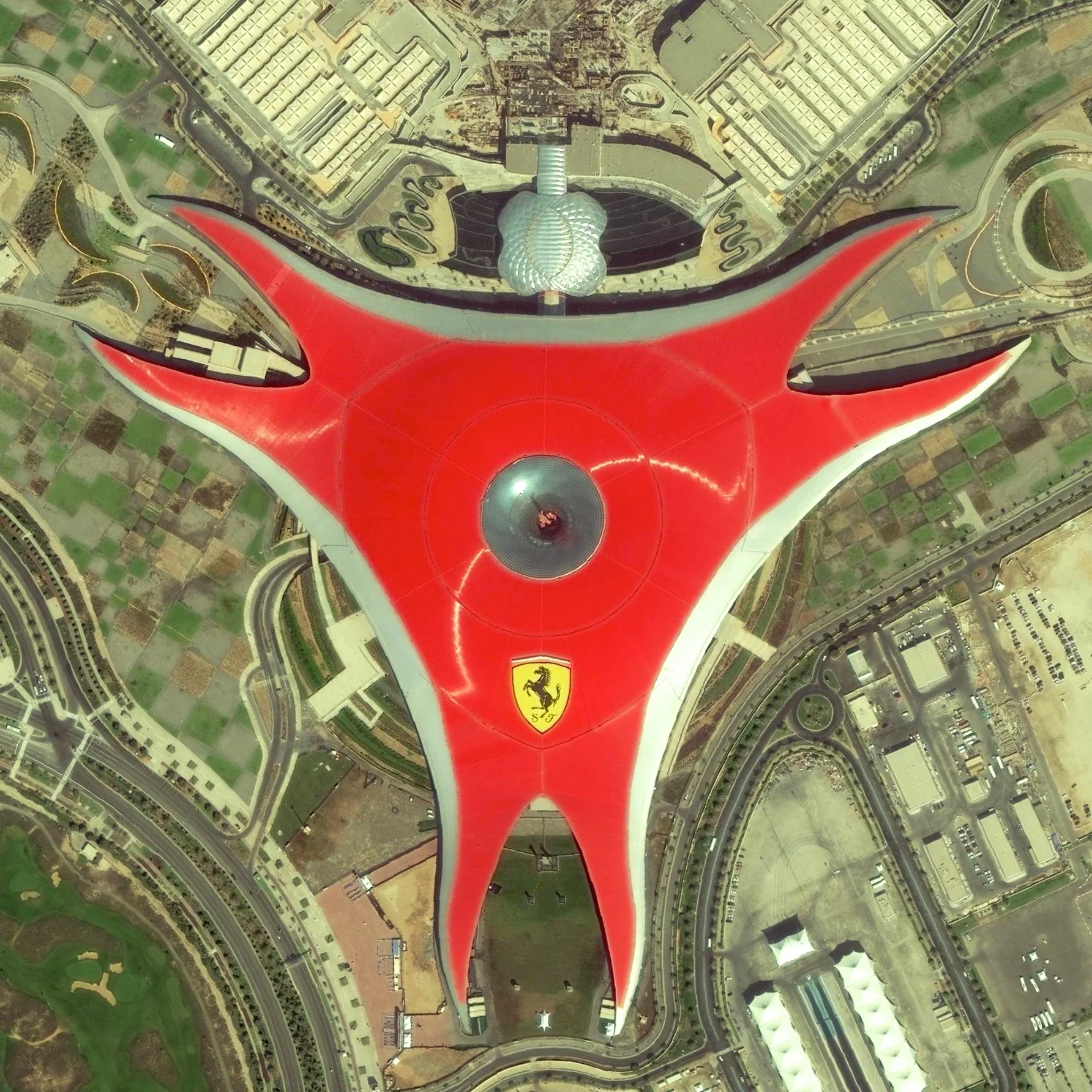 6/1/2015 Ferrari World Abu Dhabi, United Arab Emirates 24.483238900°, 54.607439100° Ferrari World is an amusement park located on Yas Island in Abu Dhabi, United Arab Emirates. Covering 86,000 square meters, it claims to be the world’s largest indoor theme park and contains "Formula Rossa" - the world's fastest roller coaster.
