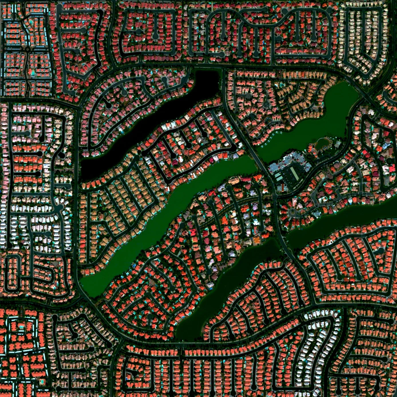 7/11/2015 Desert Shores Community Las Vegas, Nevada, USA 36.210783623°, -115.267039551° The Desert Shores Community in Las Vegas, Nevada contains 3,351 units and four man-made lakes.