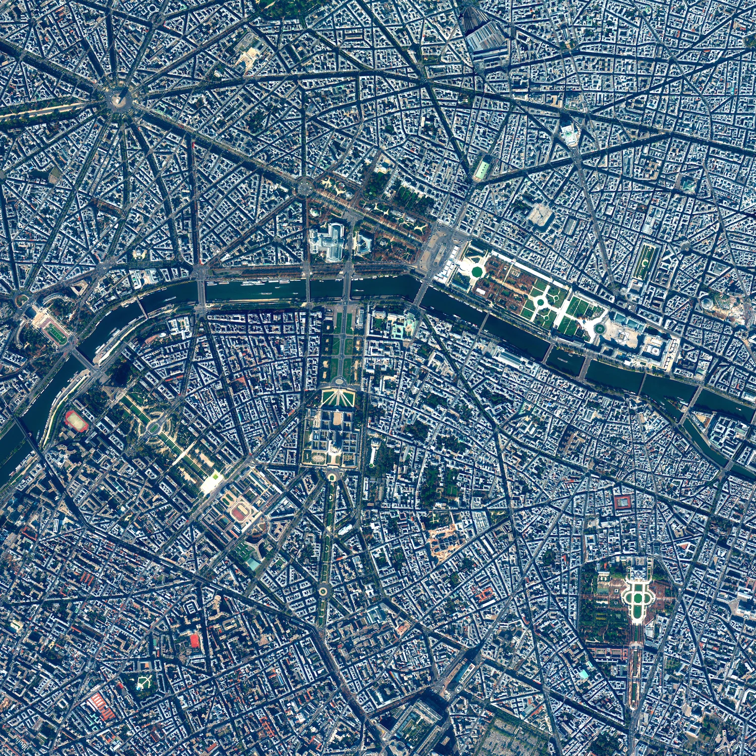 7/14/2015 Paris Paris, France 48.855362595°, 2.312300696° Today is Bastille Day, or La Fête Nationale as its known in France. The French National Day commemorates the Storming of the Bastille (a fortress and prison) on July 14, 1789 in Paris at the the culmination of a violent revolution that begun two days earlier. To commemorate the holiday we’ve captured this high-level Overview of Paris. From this vantage point you can see many of the city's famous landmarks such as the Arc De Triomphe (top left), the Grand Palais (center), and the Jardin des Tuileries (center right).