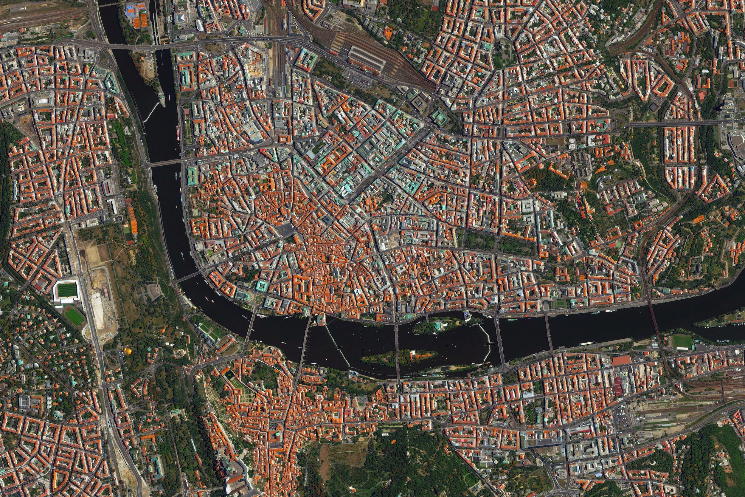 9/9/2015 Prague Prague, Czech Republic 50°5′N 14°25′E Prague is the capital and largest city in the Czech Republic. Situated on the Vltava River in the center of the Bohemian Basin, “Praha” is home to 1.24 million people.