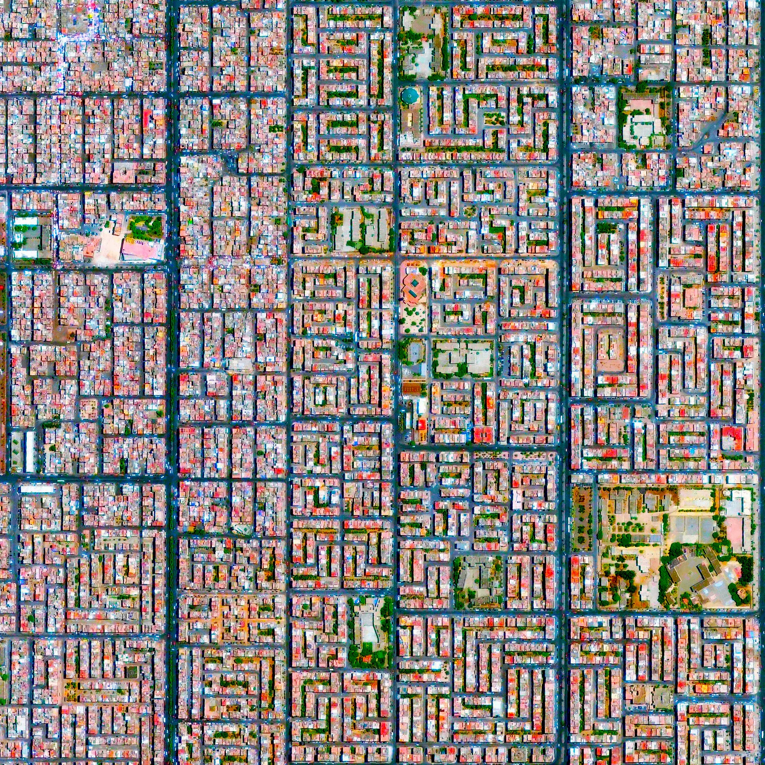 10/8/2015 Casablanca Casablanca, Morocco 33.546145122°, -7.573826684° Casablanca is the largest city in Morocco with four million residents, accounting for 11% of the entire country. Many officials report that these figure are underestimated and the total population is actually somewhere between 5 and 6 million. This recent surge has occurred because severe droughts have forced many Moroccans to move into urban areas to find new forms of work. The Cite Djemaa neighborhood, located in the southeast of the city, is seen here.