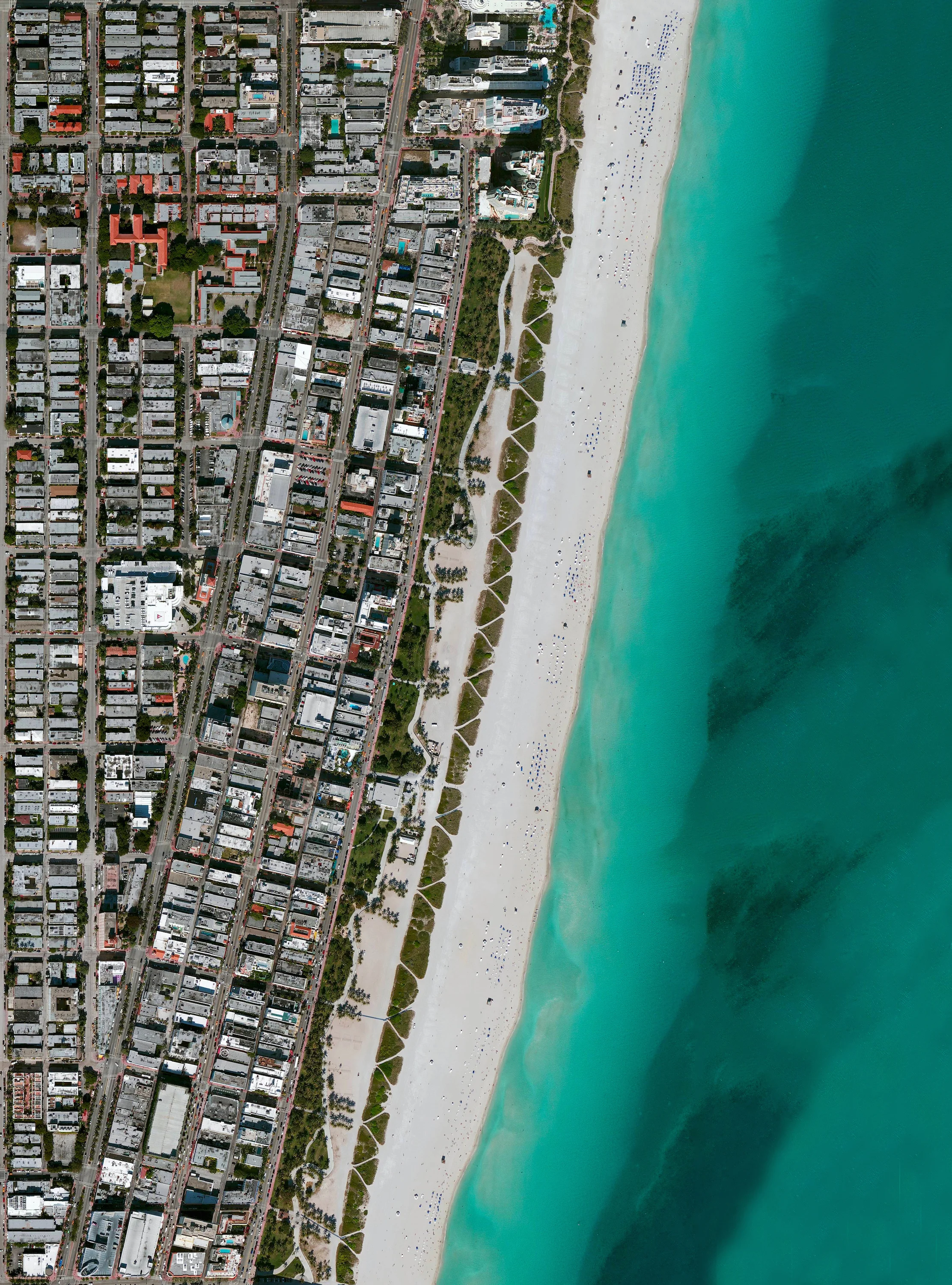 5/27/2016 Miami Beach Miami Beach, Florida, USA 25.783742, -80.128644 Umbrellas and beachgoers dot the sands of Miami Beach, Florida, USA. This area is one of the most popular tourist destinations in the country, attracting nearly 15 million visitors each year. The #summer season officially starts this weekend with Memorial Day here in the United States, but I wish everyone a few days of rest and adventure wherever you are around the world!