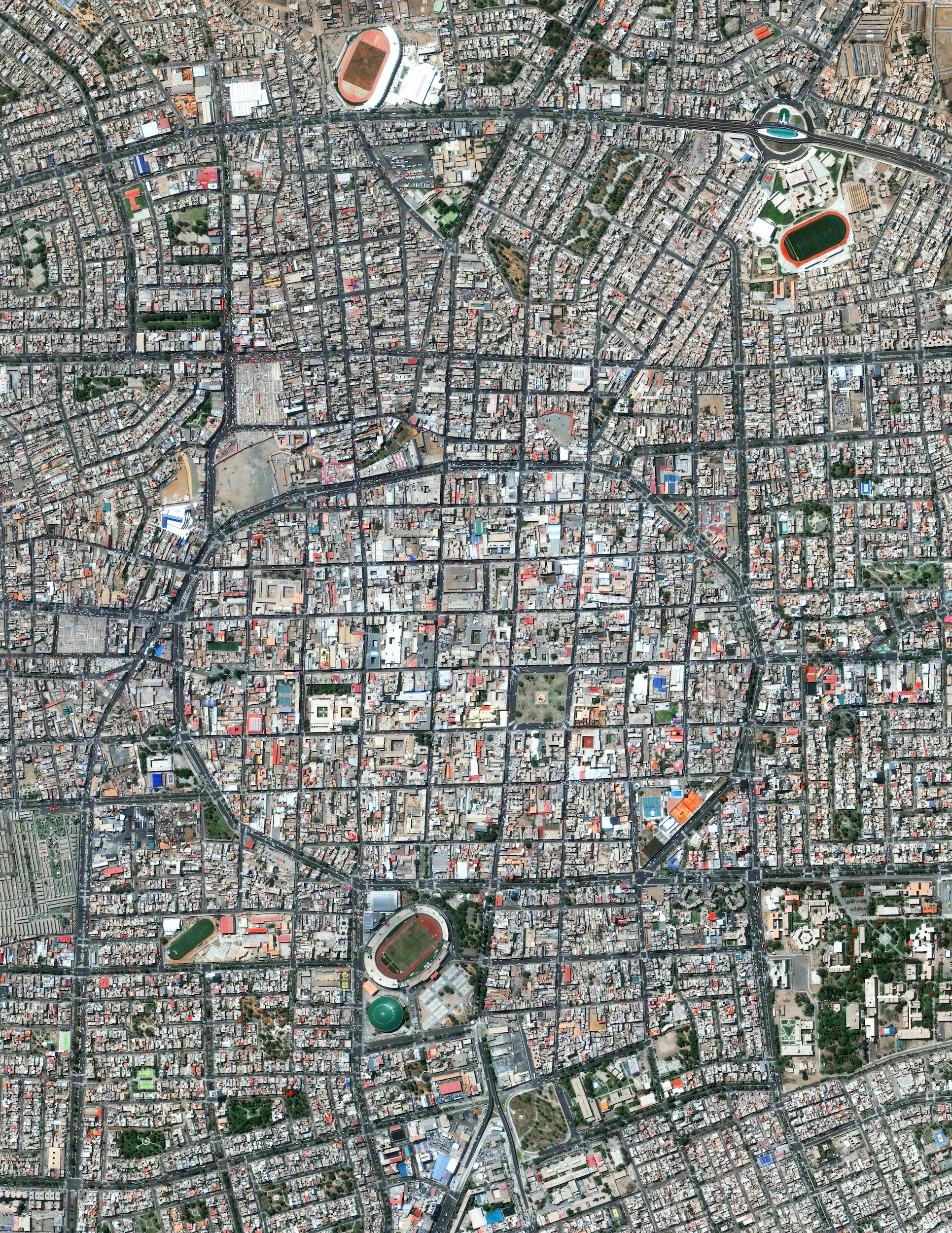 6/30/2016 Trujillo, Peru 8°6′43.2″S 79°1′43.68″W Trujillo is the second largest city in Peru with slightly less than 800,000 residents in its urban area. España Avenue - the circular road that is visible at the center of this Overview - contains the city’s monument area and also traces the historic outline of the defensive wall that was constructed around the city in 1786.