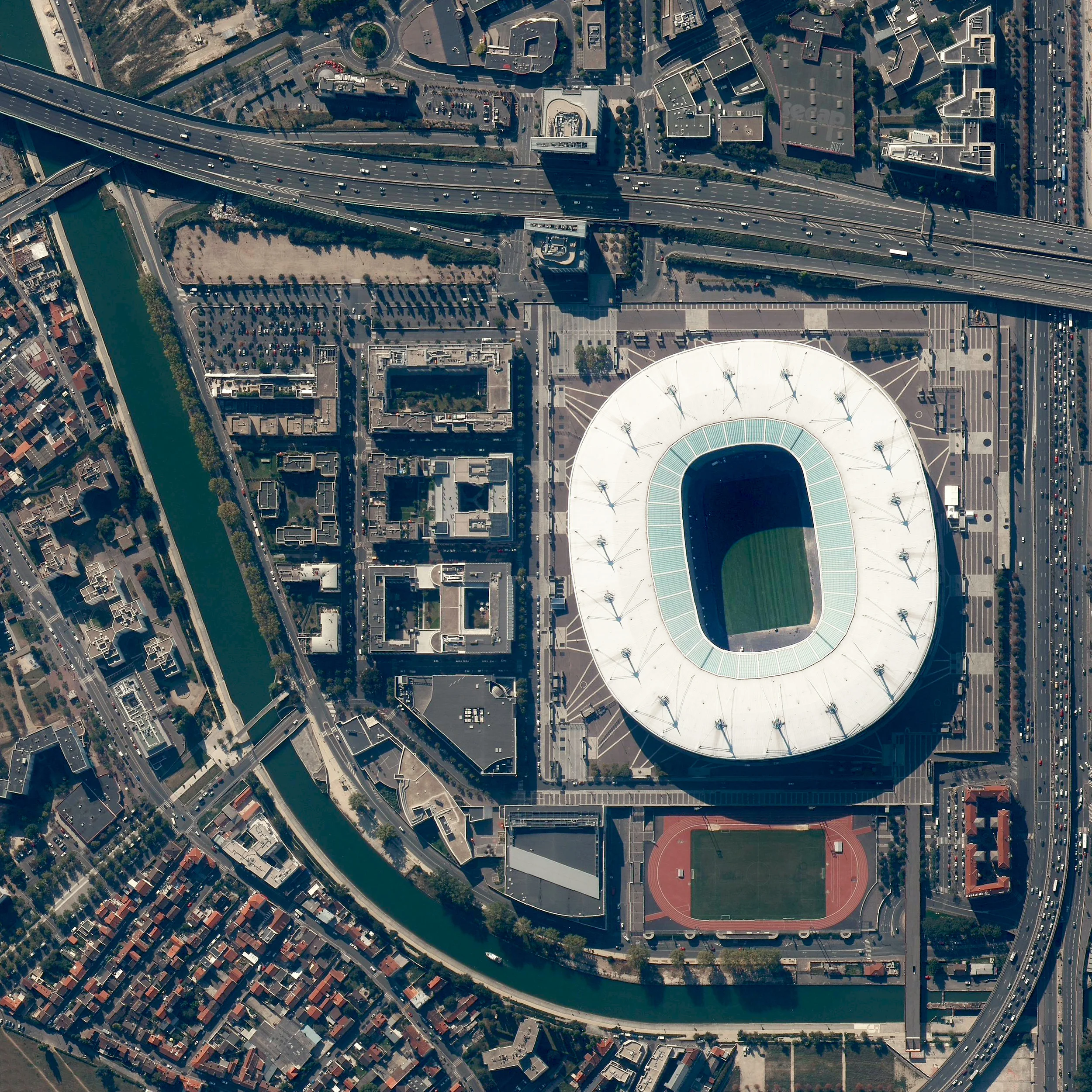 7/10/2016 Stade de France Saint Denis, France 48°55′28″N 2°21′36″E In a less than an hour, France will square off against Portugal in the finals of Euro 2016 — the championship tournament of European football (soccer) that takes place every four years. The match will be played in Stade de France, the nation’s largest stadium that has a seating capacity of 81,338. Enjoy the game!