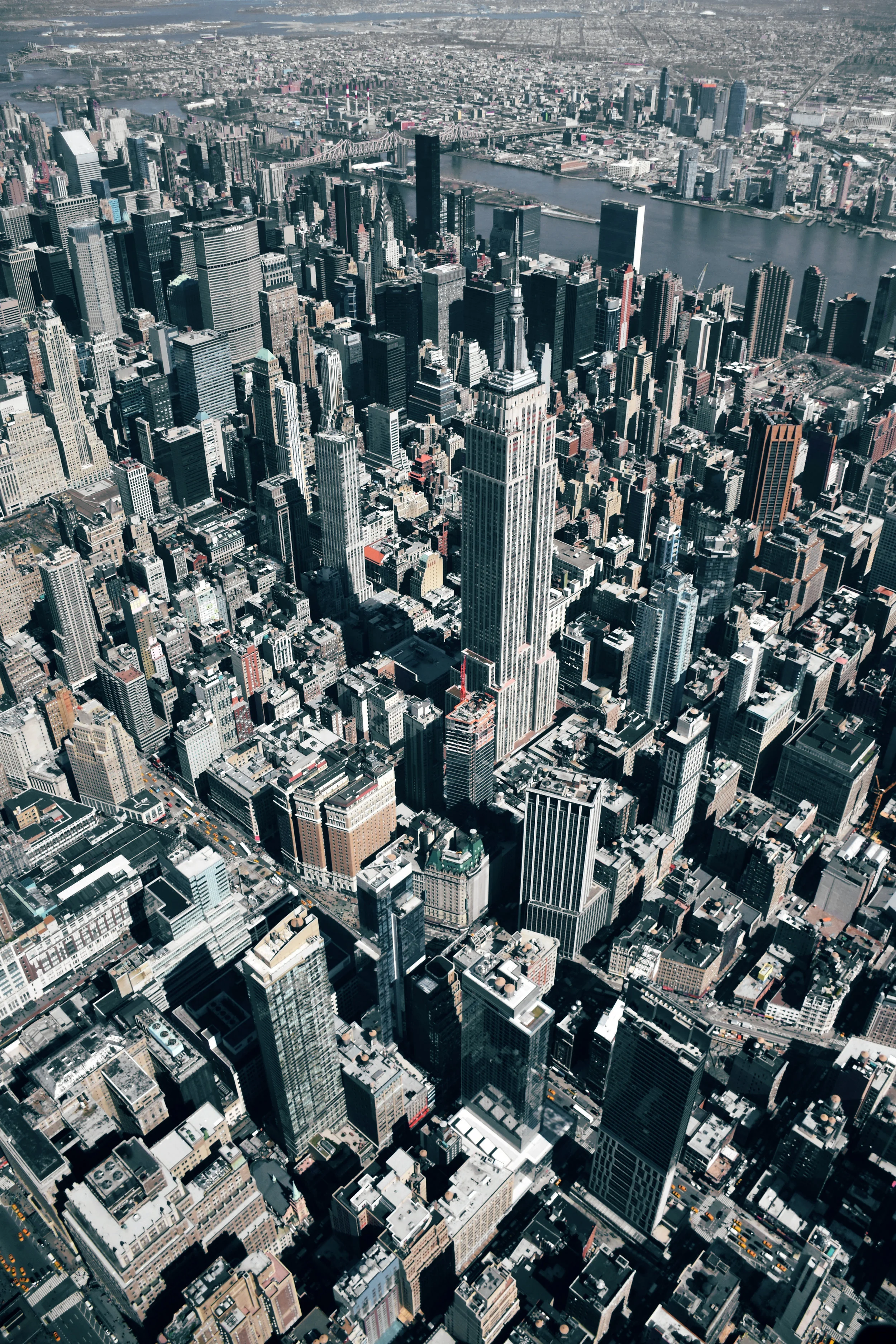 3/31/2017 Empire State Building New York, New York 40.748334, -73.985523 This week I was fortunate enough to take a helicopter flight over NYC with the incredible crew at @nyonair. One of my favorite moments was when we flew over Midtown, allowing me to capture this gorgeous view of the Empire State Building. The structure is the second tallest building in the city, 5th tallest in the United States, and 34th tallest in the world standing at 1,454 feet, with 102 stories. Image taken by Micah Marshall