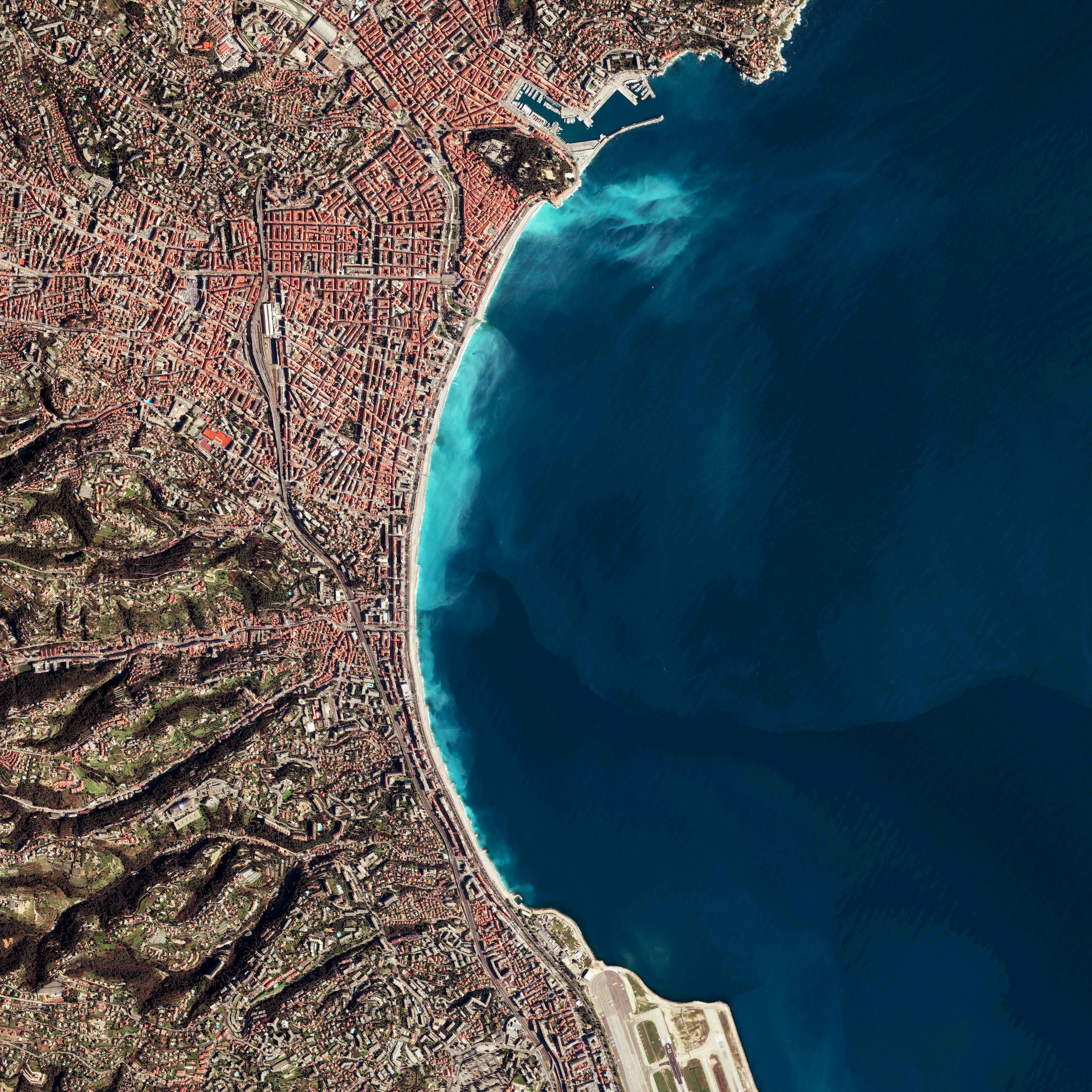 5/2/2017 Nice Nice, France 43.710195, 7.261873 Nice is the fifth most populated city in France with roughly one million inhabitants. The city also has one or the highest hotel capacities in the country as its visited by more than four million tourists each year. This Overview is also now available in our Printshop. Source imagery: DigitalGlobe