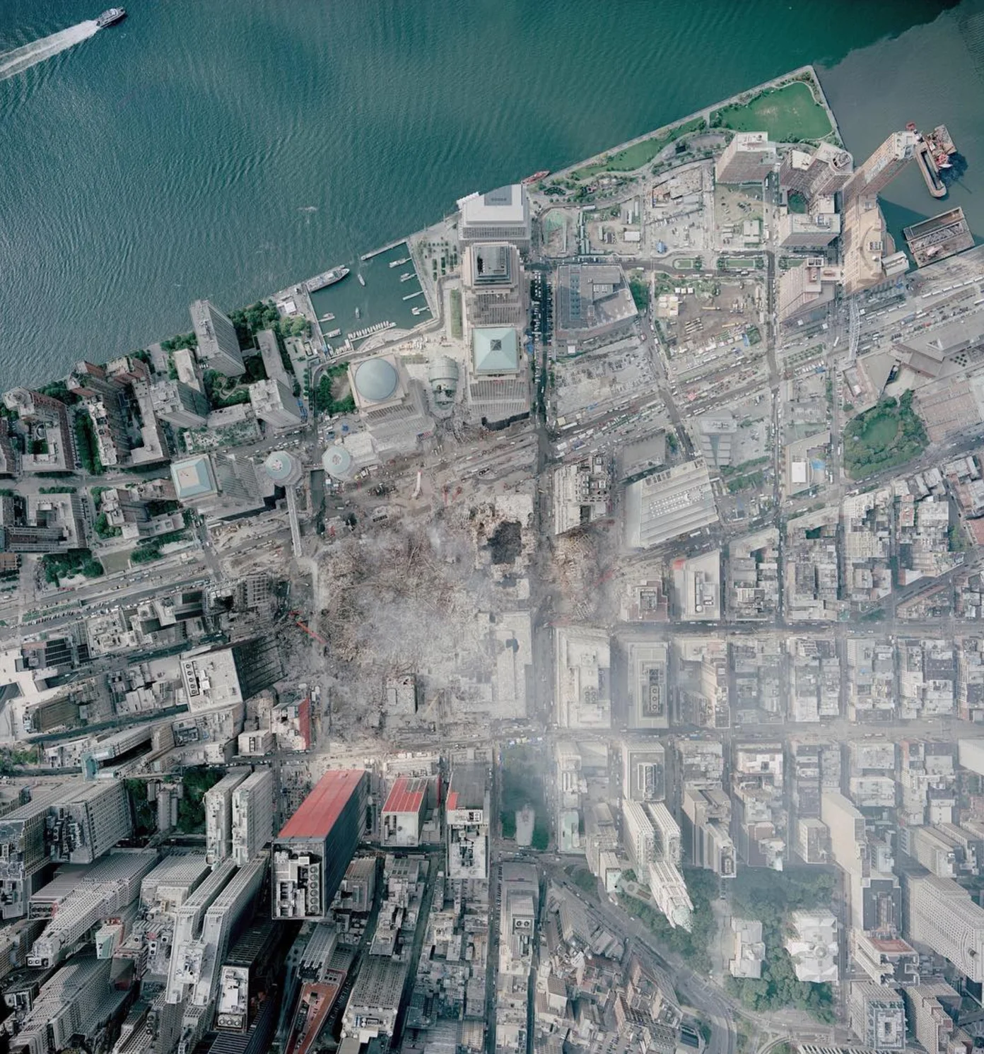 Today is the 16th anniversary of the September 11th attacks in the United States. This overview was captured above Ground Zero in downtown Manhattan on September 23, 2001. In the face of such darkness and destruction, I hope we can use this memory as an opportunity to recognize how essential it is to foster an appreciation and love for our fellow man. 📷: NOAA