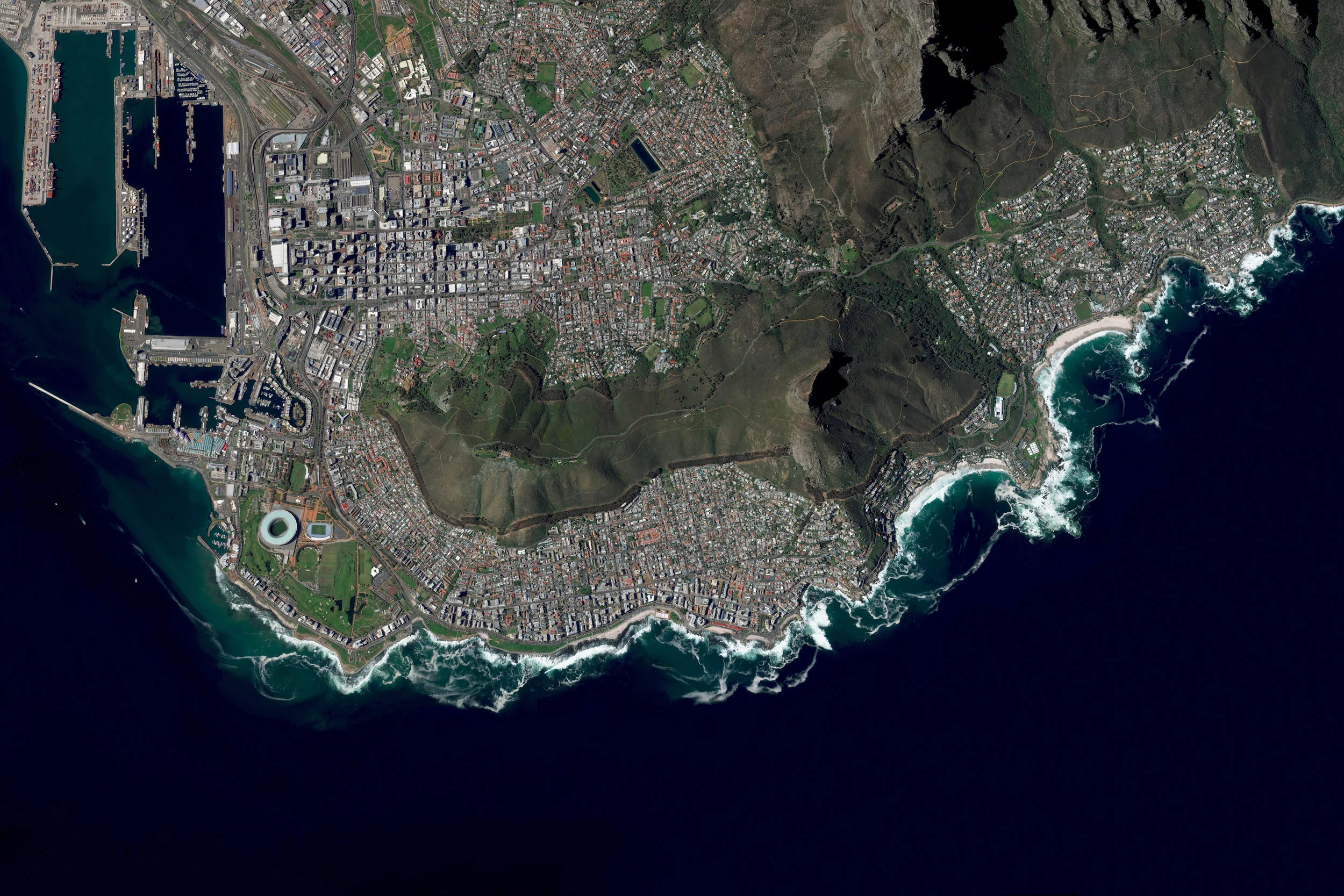 Cape Town - the second largest city in South Africa - is on the brink of ‘Day Zero’ of a water crisis. The current projection suggests all taps in the city will be turned off on April 12th. Once this occurs, residents will have to travel to ~ 200 municipal water points in the city where they can collect water (limited to 6.6 gallons per person a day). The water problem has been building for years due to a growing population and mismanagement of water resources. On top of this, an unprecedented three year drought has drained the city of it's reserves. -33.9036202, 18.405870