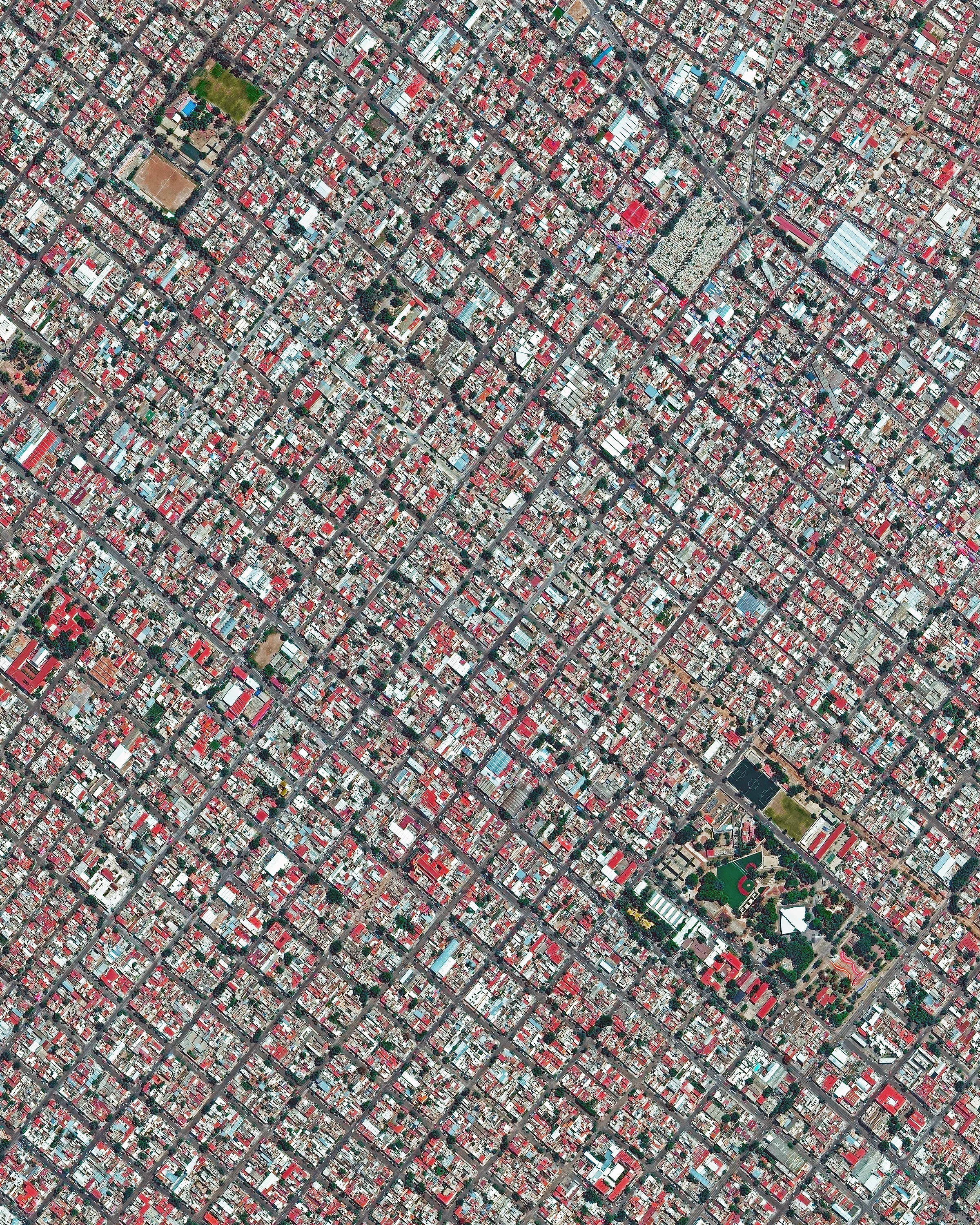 Guadalajara is the capital of and largest city in the Mexican state of Jalisco, with upwards of 5 million people living in its metropolitan area. It is also the second most densely populated municipality in Mexico, behind Ciudad Nezahualcóyotl. Guadalajara is a Mexican cultural hub, considered by many to be the home of mariachi music. 20°40'36.0"N, 103°20'51.0"W Source imagery: DigitalGlobe