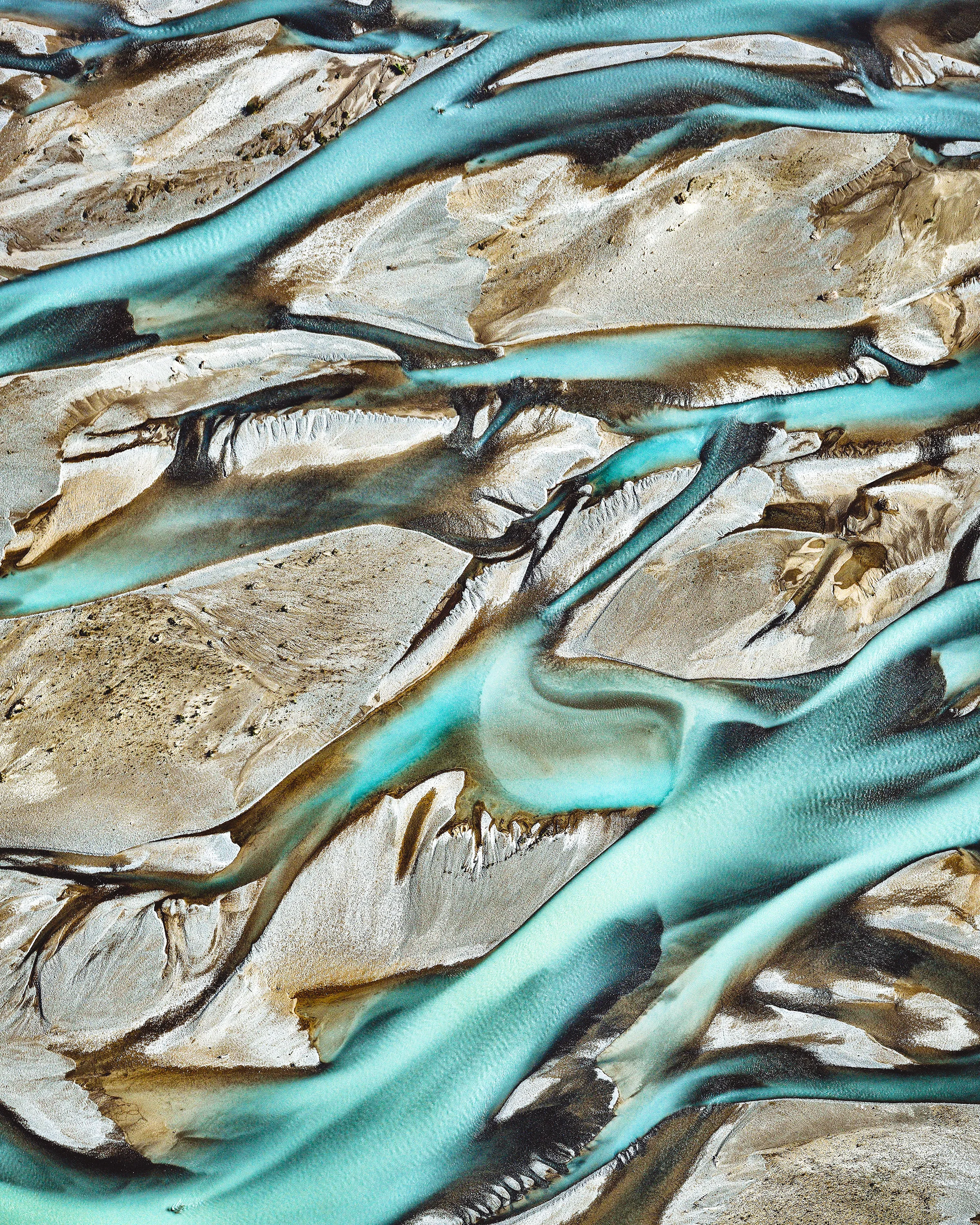 The Waimakariri River flows for 94 miles (151 km) across the South Island of New Zealand, beginning in the Southern Alps and emptying into the Pacific Ocean. In the mid-19th century, it was briefly named the Courtenay River before reverting back to its traditional Maori name, which means “river of cold rushing water.” -43.432974°, 172.574221° Source imagery: Maxar Technologies