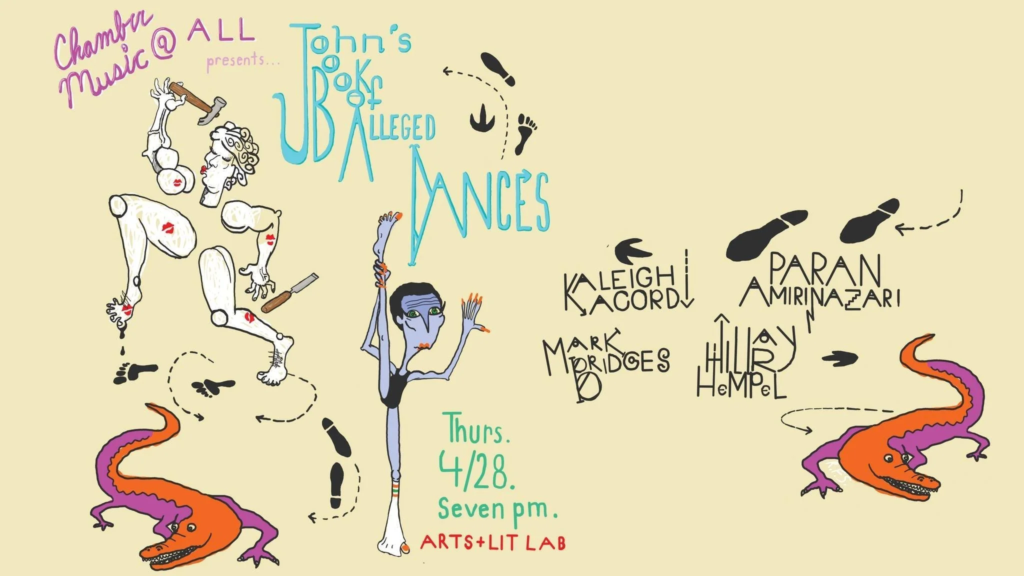 J's Book of Alleged Dances at Arts and Lit Laboratory