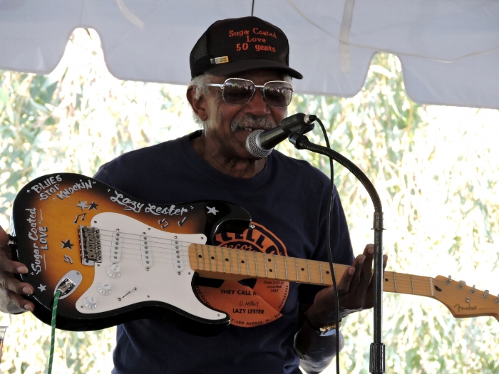 Blues Legend "Lazy Lester". His 1958 hit "Sugar Coated Love' launched Lester to become a true national treasure and is featured in Martin Scorsese film "The Blues', in 2003. Check out "Sugar Coated Love - 1958 click here. 