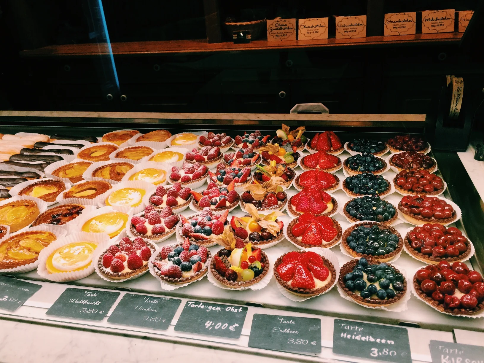  An amazing bakery that MJ found near our AirBnb. We brought back some quiche and an almond croissant... yum!