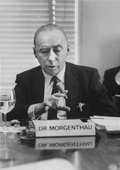 Hans Joachim Morgenthau (1904 – 1980) was one of the leading twentieth-century figures in the study of international politics. He made landmark contributions to international relations theory and the study of international law, and his Politics Among Nations , first published in 1948, went through five editions during his lifetime.