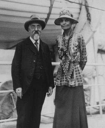 Sidney and Beatrice Webb, (respectively, 1859 — 1947; 1858 — 1943) were English Socialist economists (husband and wife), early members of the Fabian Society, and co-founders of the London School of Economics and Political Science. Sidney Webb also helped reorganize the University of London into a federation of teaching institutions and served in the government as a Labour Party member. Pioneers in social and economic reforms as well as distinguished historians, the Webbs deeply affected social thought and institutions in England.