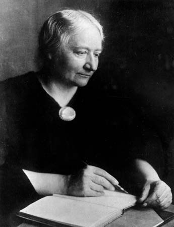 Ellen Karolina Sofia Key (1849 – 1926) was a Swede, and a difference feminist writer on many subjects in the fields of family life, ethics and education and was an important figure in the Modern Breakthrough movement. She was an early advocate of a child-centered approach to education and parenting, and was also a suffragist.