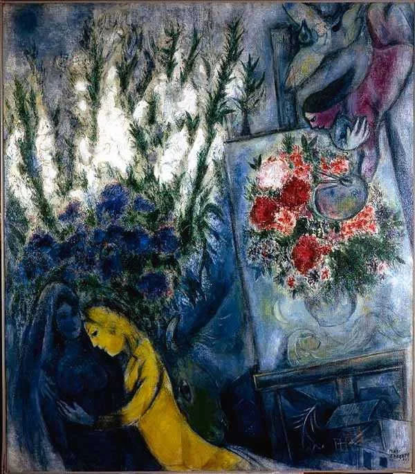Marc Chagall, Anniversary Flowers , 1947; Source