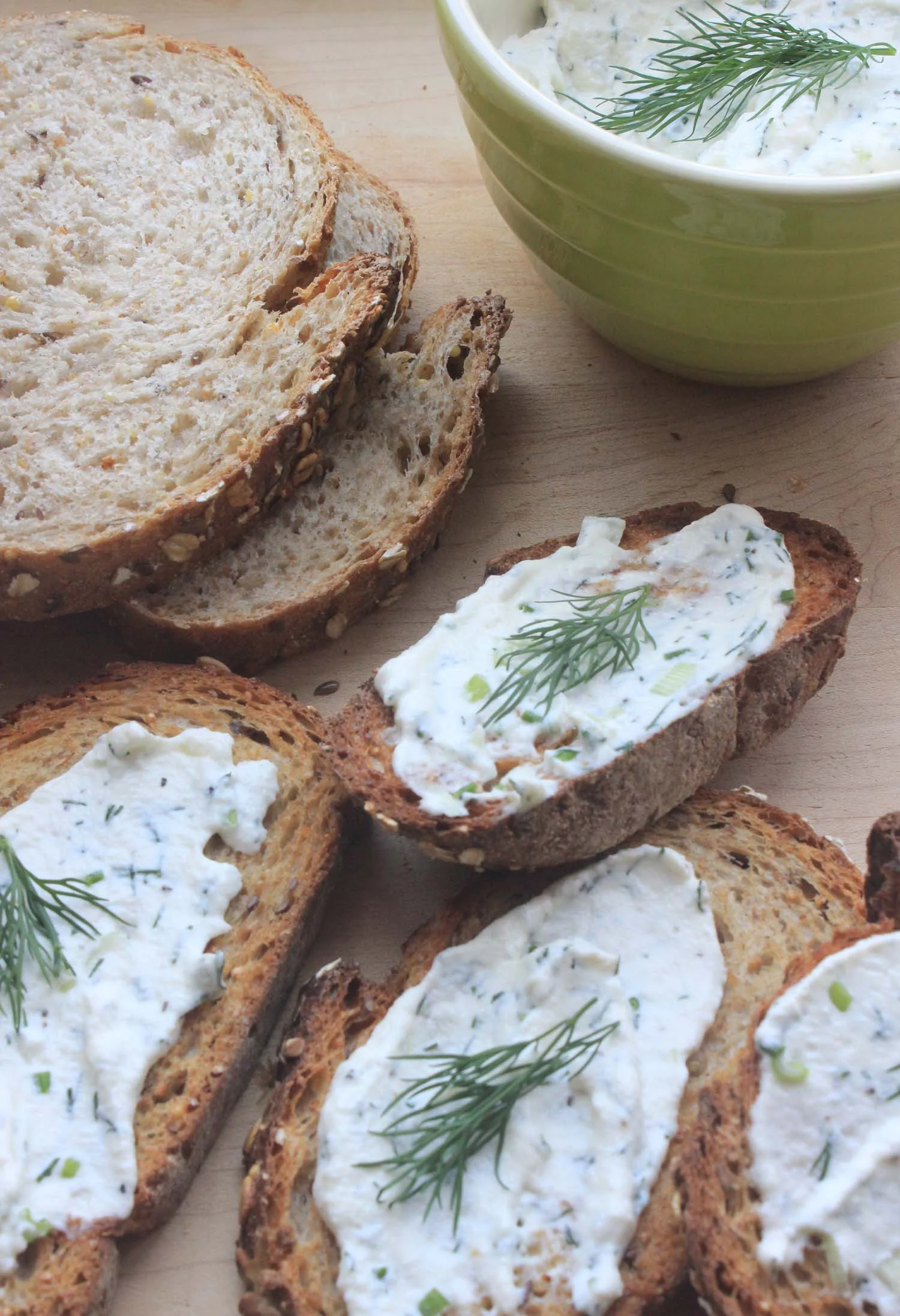 Herbed Ricotta Bruschetta | Image: Laura Messersmith
