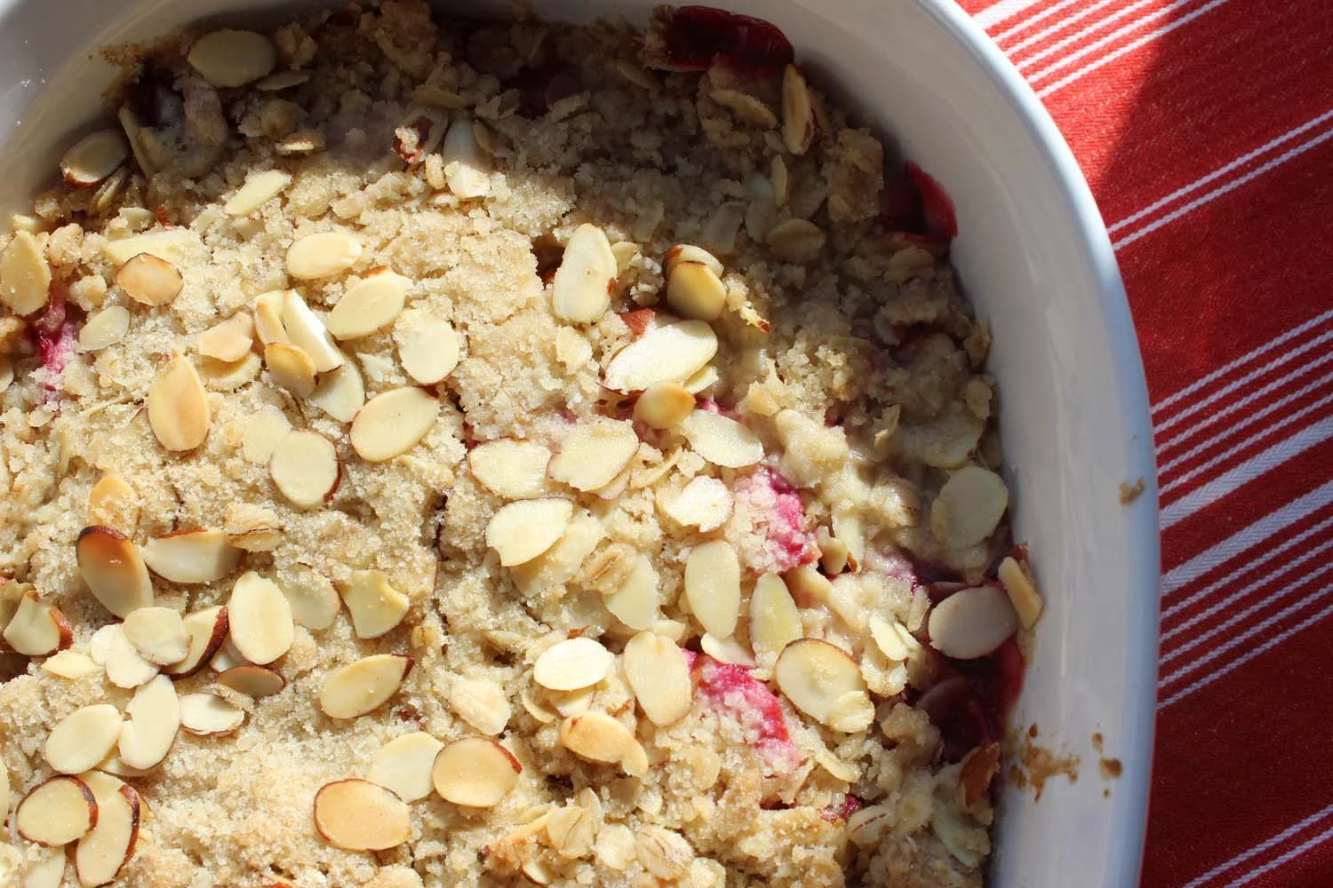 Plum Raspberry Crumble | Image: Laura Messersmith