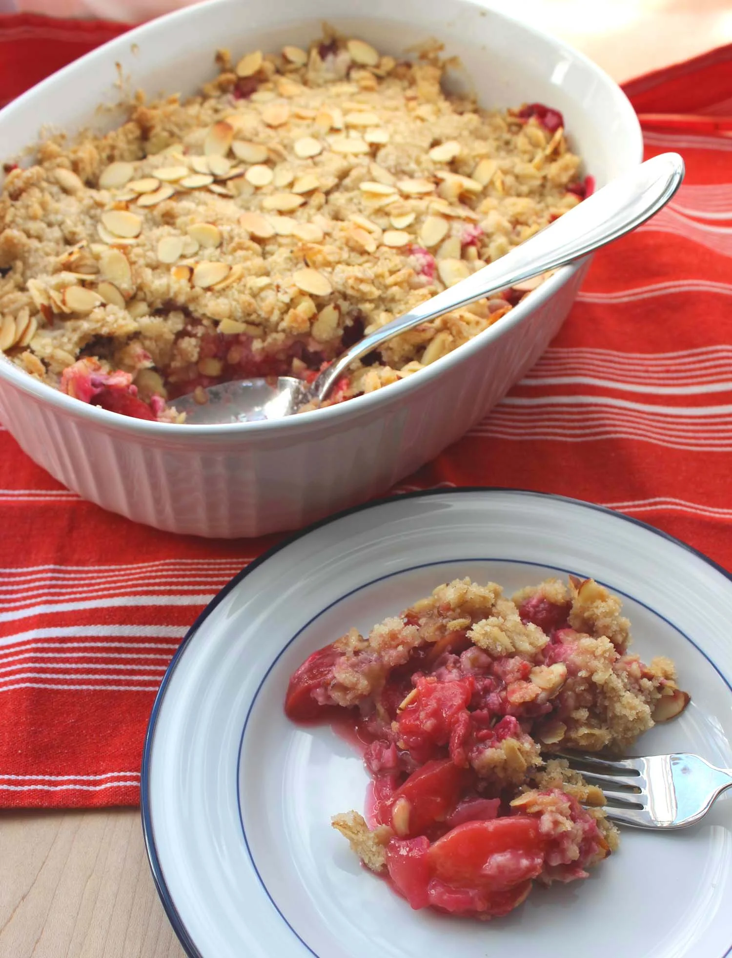 Plum Raspberry Crumble | Image: Laura Messersmith