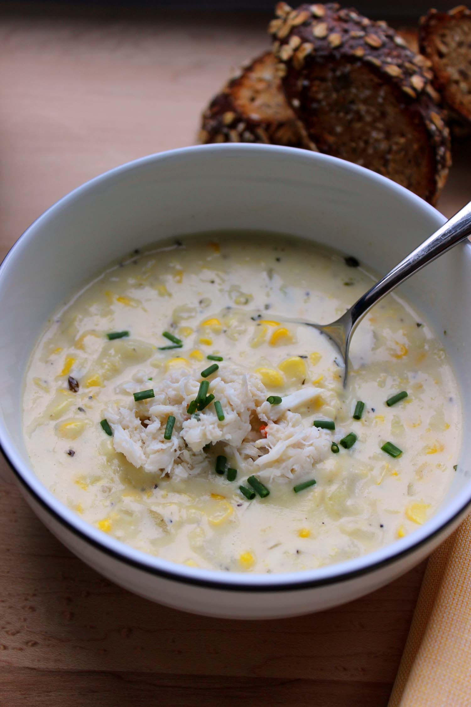 Farm Stand Corn Chowder with Crab — Goldfinch & Scout