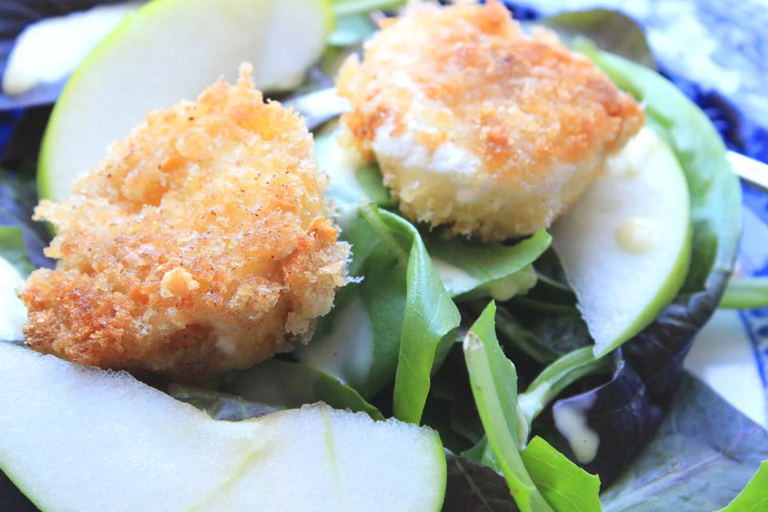 Warm Goat Cheese Salad | Image: Laura Messersmith
