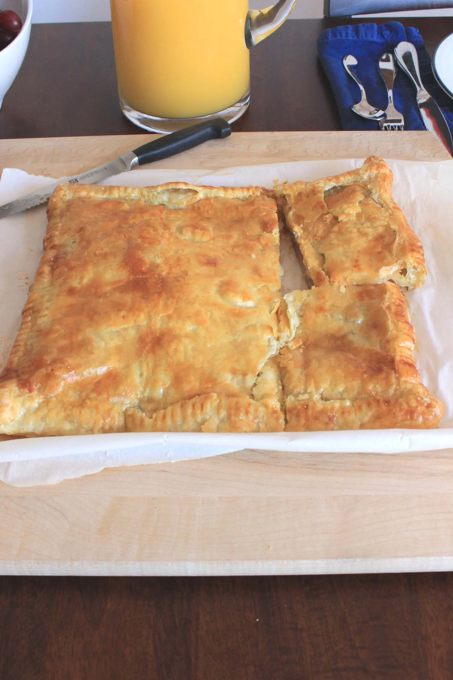 Ham and Cheese in Puff Pastry | Image: Laura Messersmith