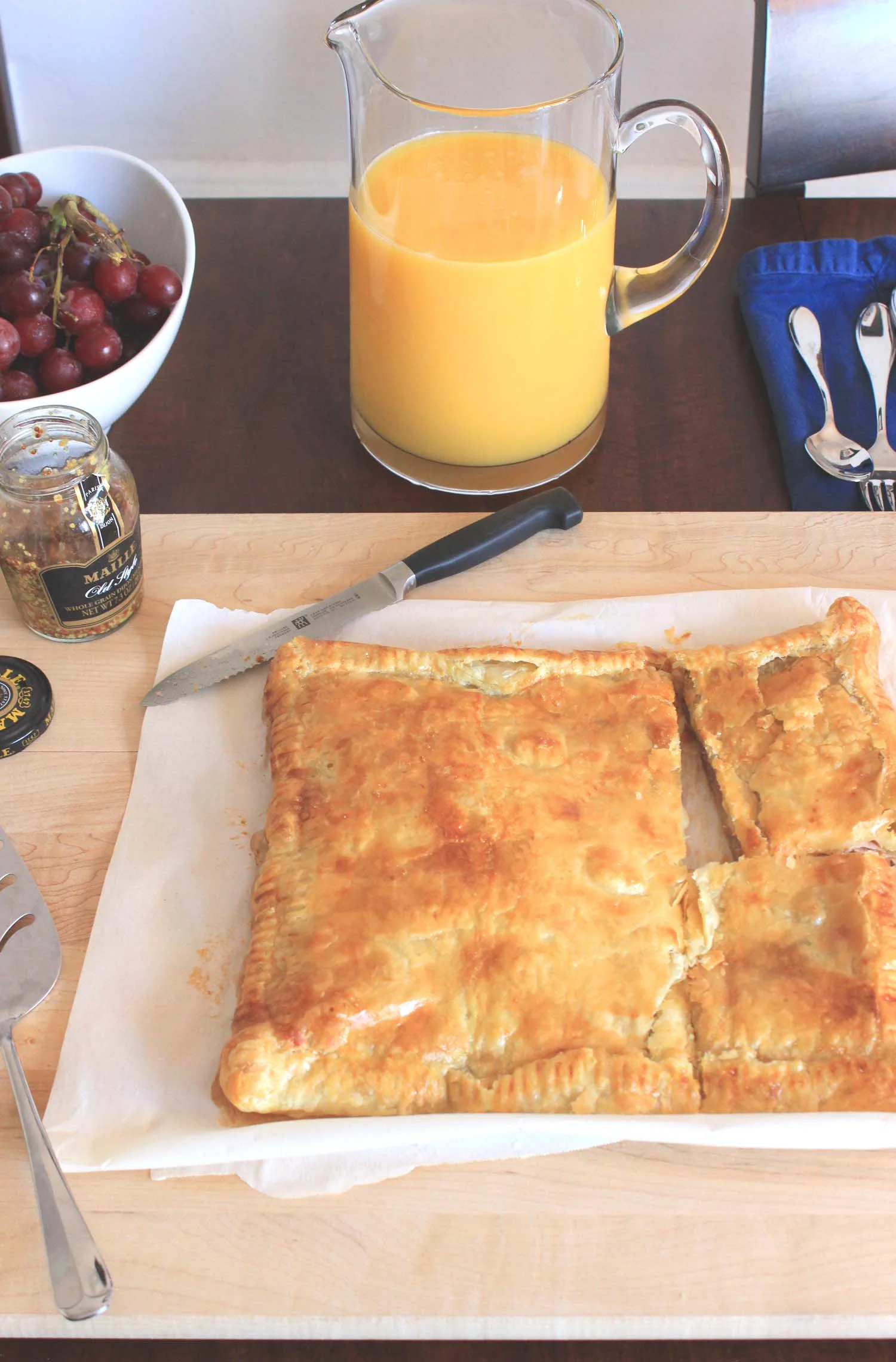 Ham and Cheese in Puff Pastry | Image: Laura Messersmith