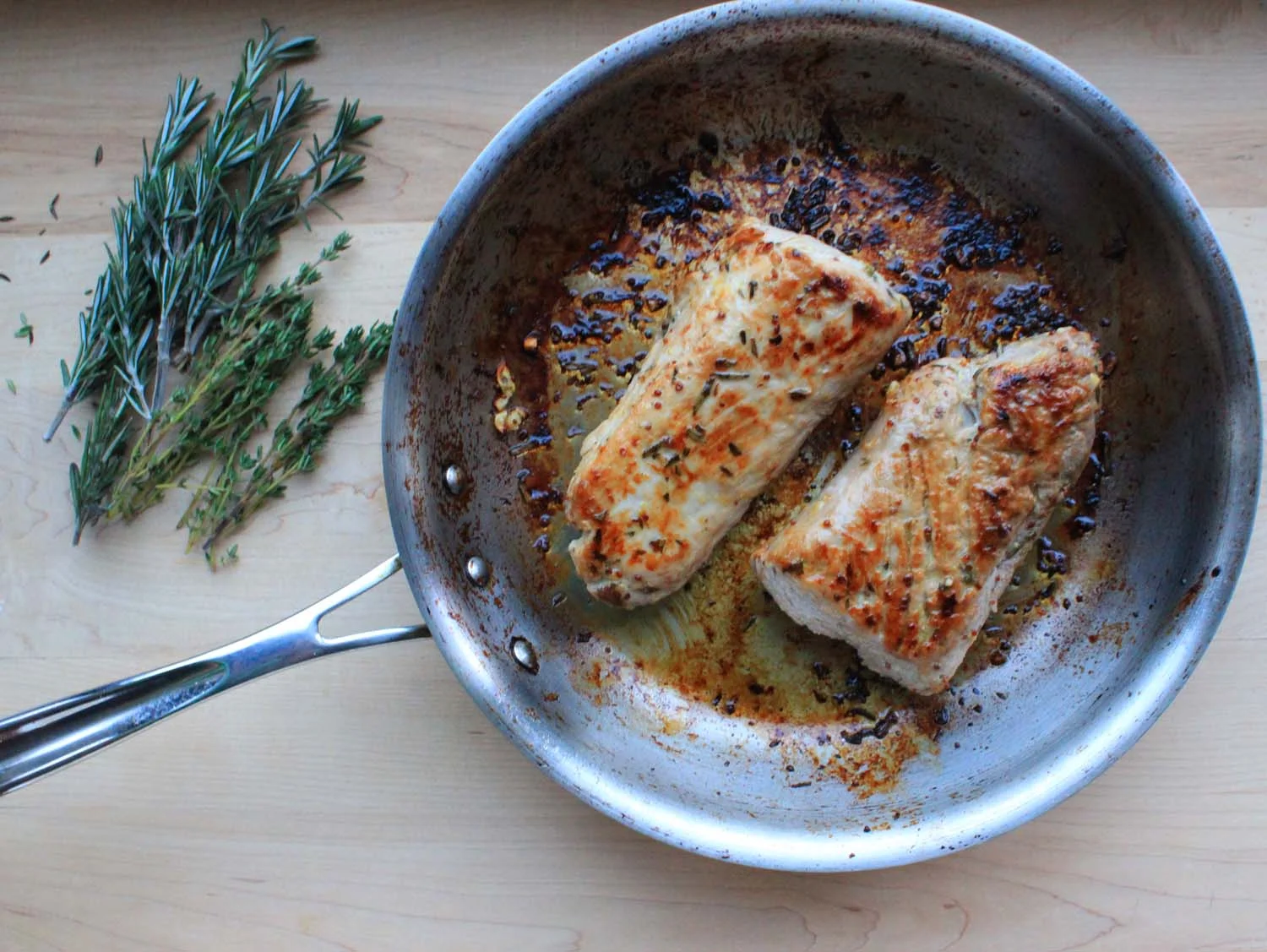 Herb Marinated Pork Loin | Image: Laura Messersmith