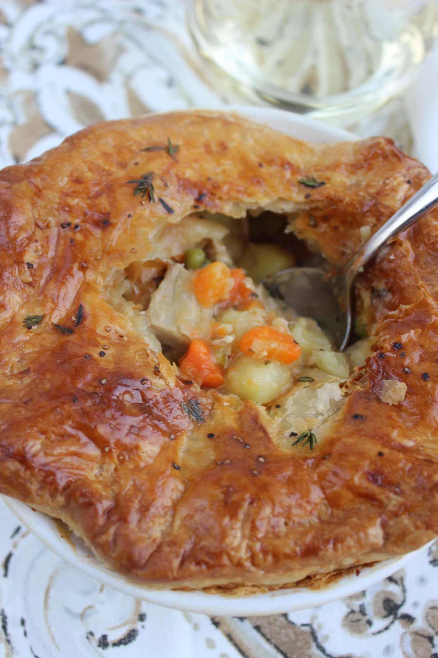 Thanksgiving Turkey Pot Pie | Image: Laura Messersmith