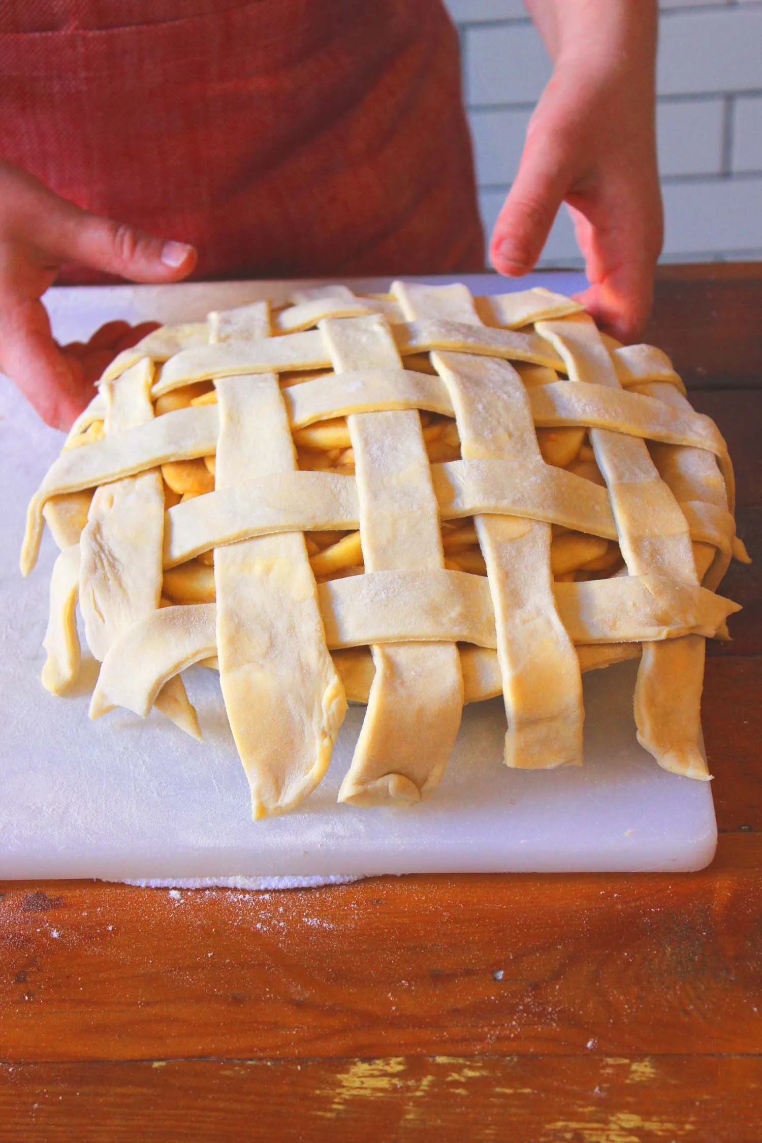 Classic Lattice Pie Crust | Image: Laura Messersmith