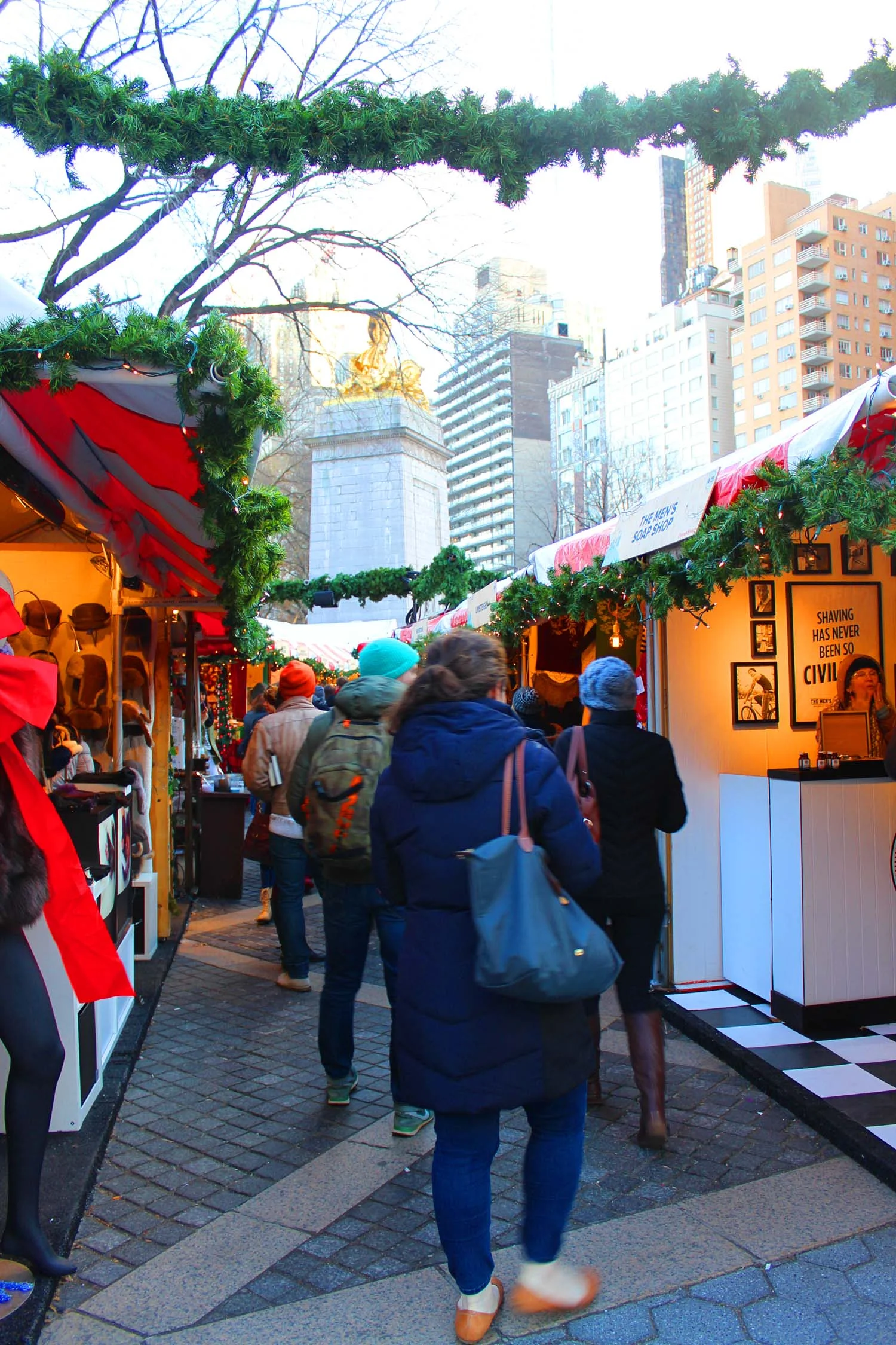 Urban Space Holiday Market @ Columbus Circle | Image: Laura Messersmith