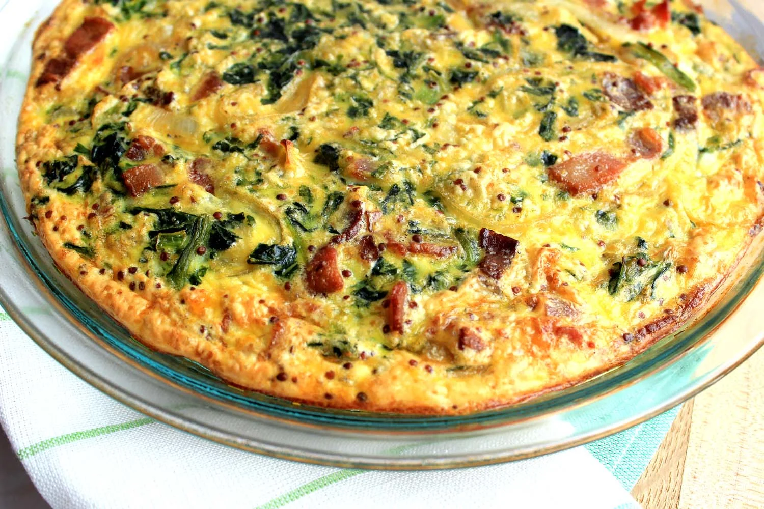Spinach Salad Frittata | Image: Laura Messersmith