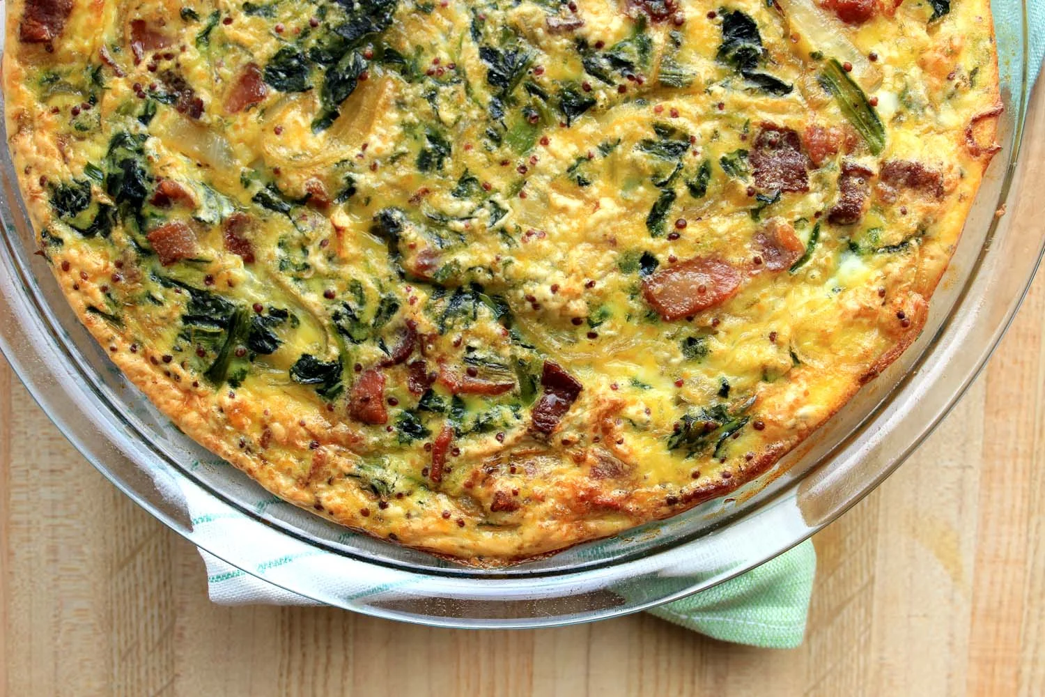 Spinach Salad Frittata | Image: Laura Messersmith