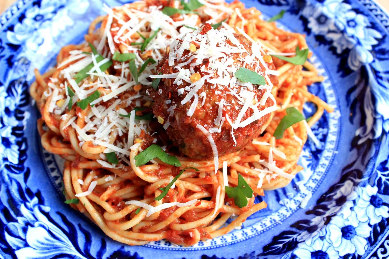Spicy Turkey Meatballs and Spaghetti — Goldfinch & Scout