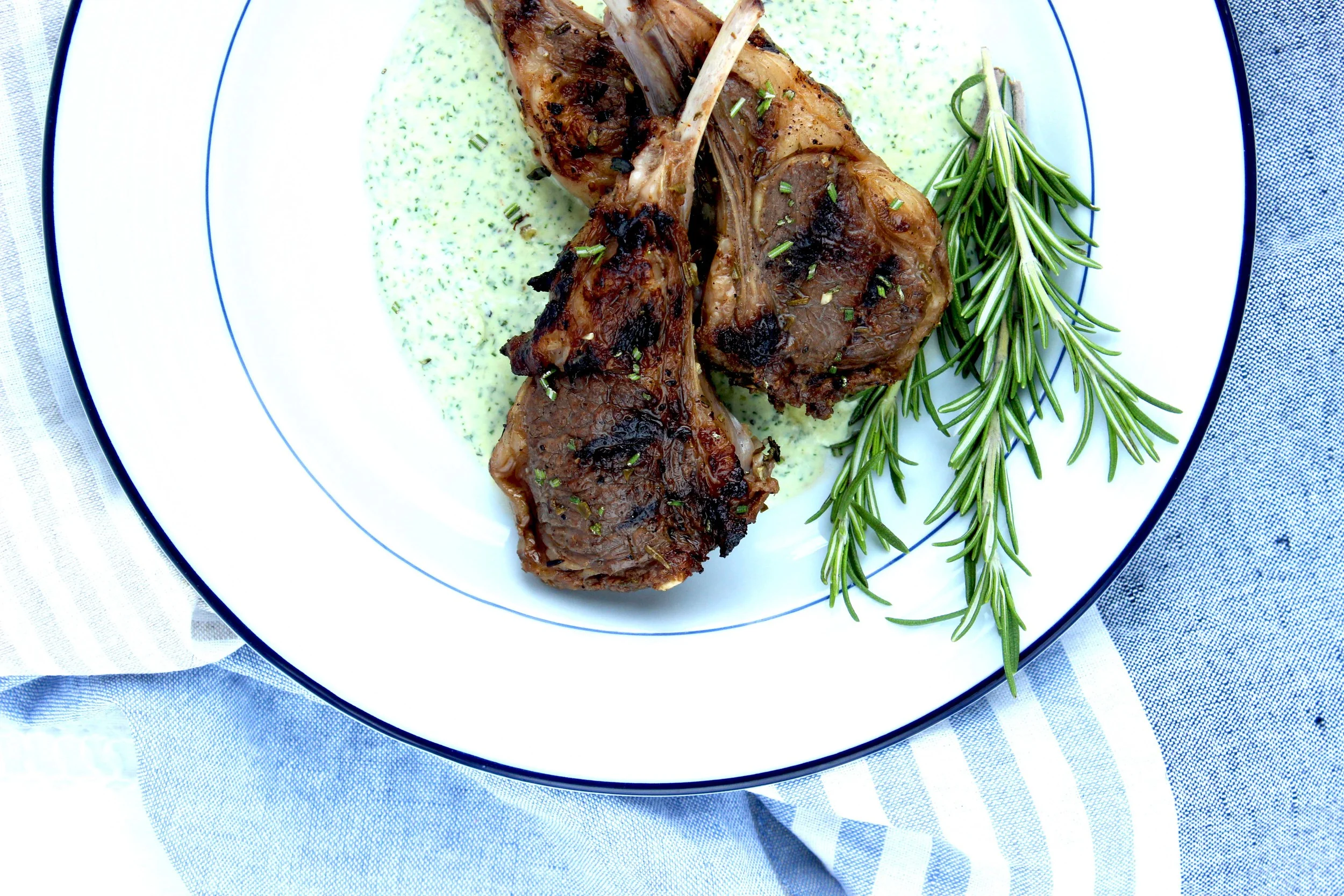 Greek Lamb with Yogurt Mint Sauce — Goldfinch & Scout