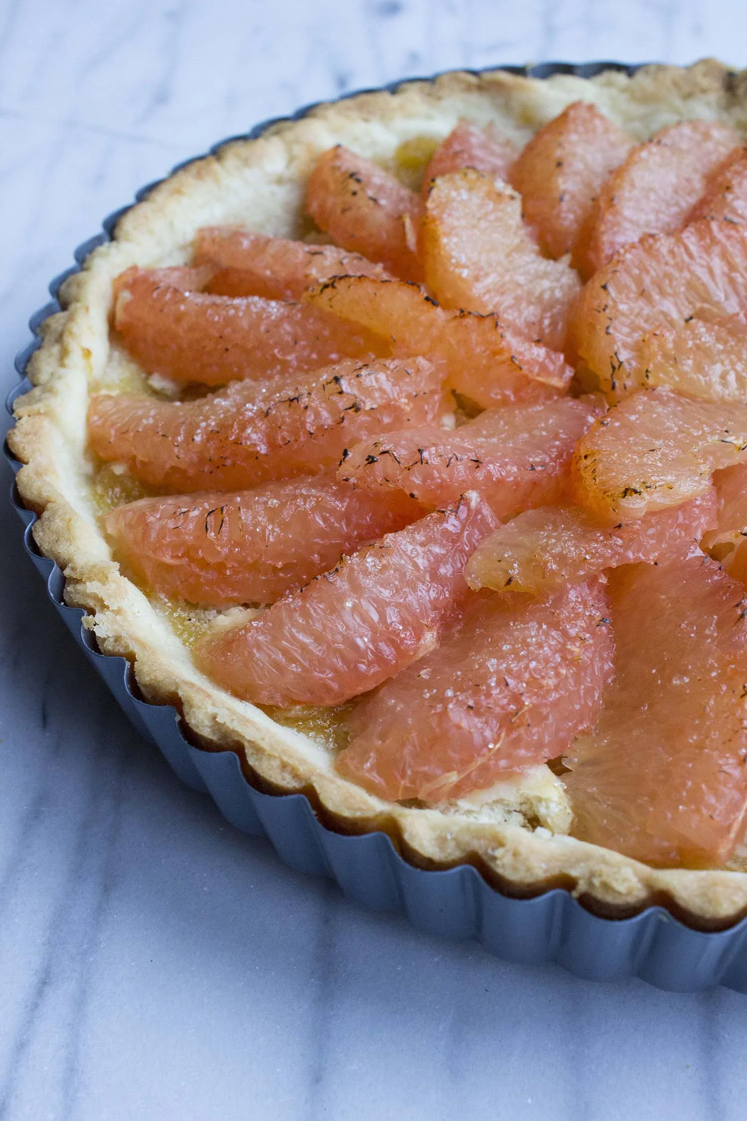 Bruléed Grapefruit Tart | Image: Laura Messersmith