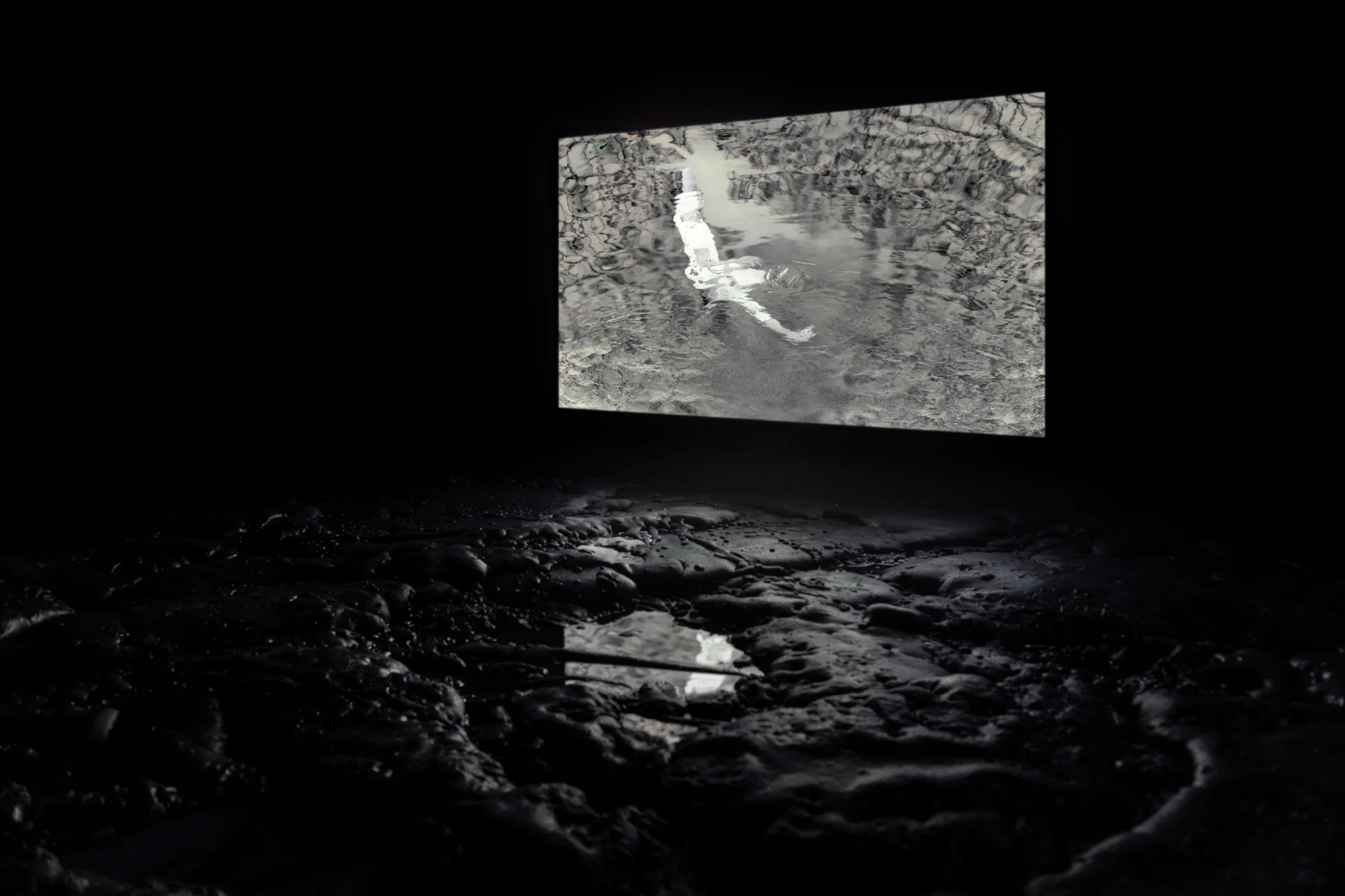   Dreamwalker , 2019 at Obsidian Coast 4K single channel video installation, stereo sound, 15’ 30”    Video link:  vimeo.com/361402683  